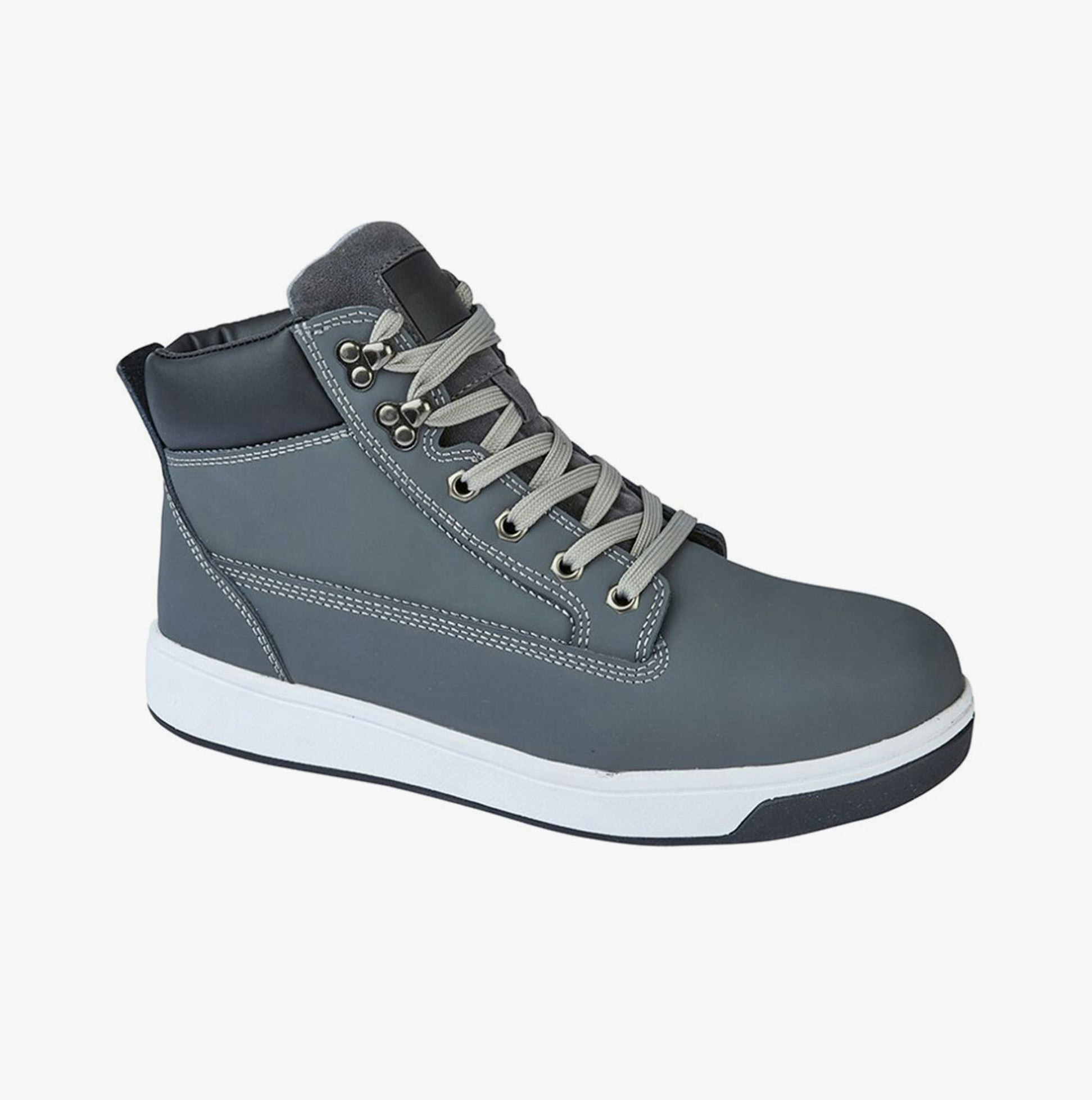 Grafters Men's Grey M057f Safety Boots - Uk 11