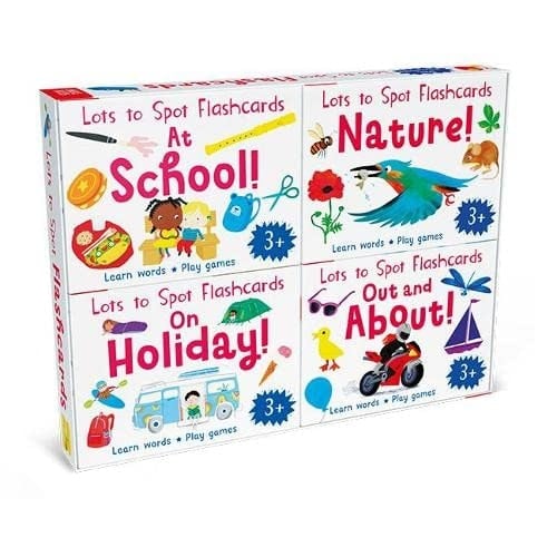 Miles Kelly Lots To Spot Flashcards Tray: My Busy Day 4 Pack (At School, Nature, Out And About, On Holiday) - Image 5