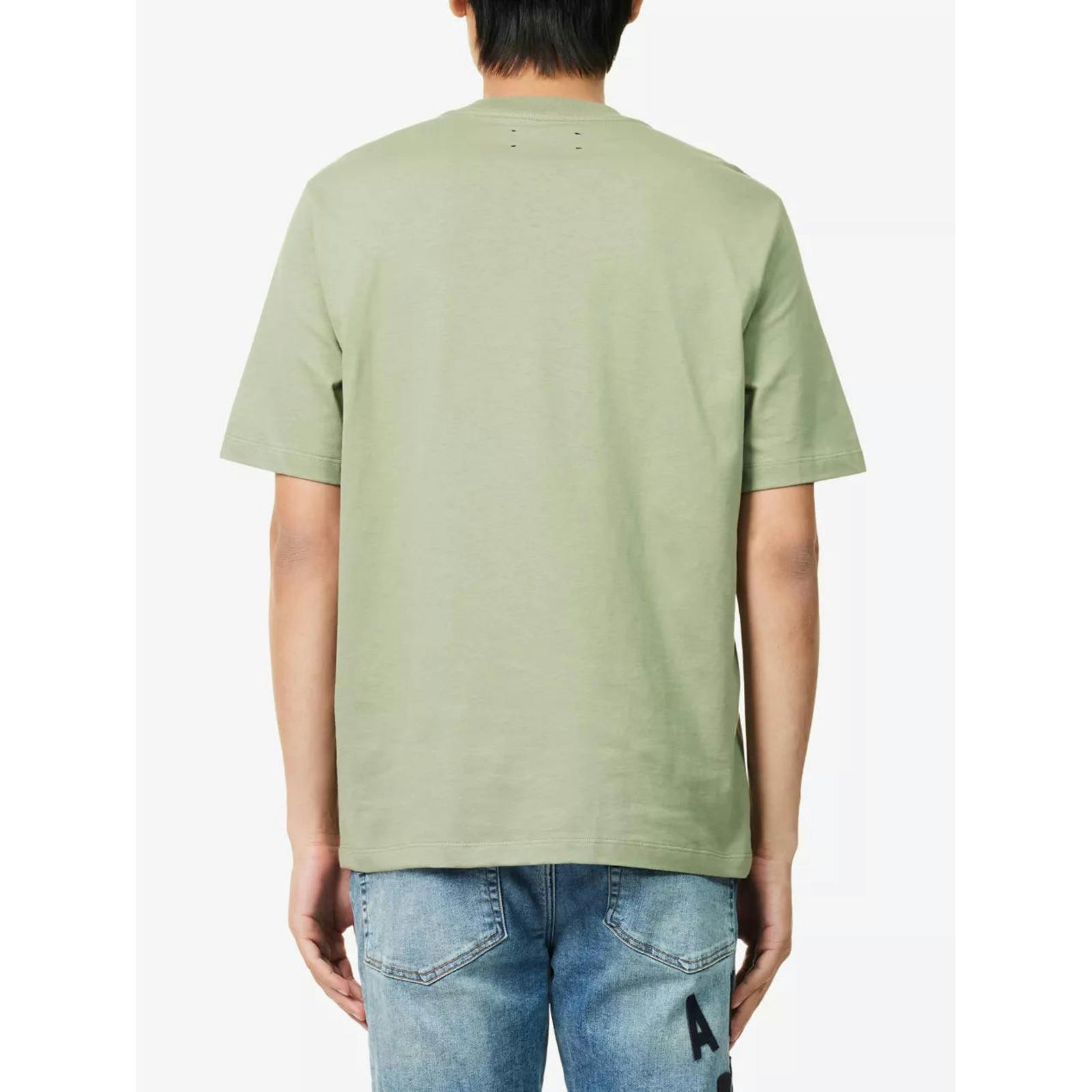 Amiri Green Logo Printed T-Shirt In - S