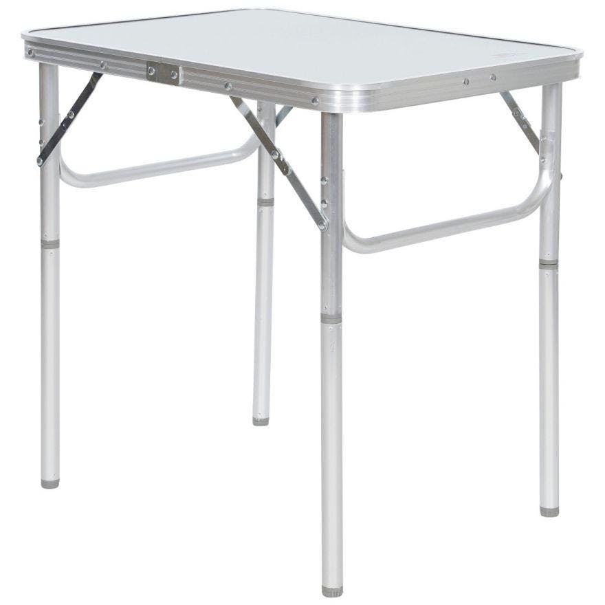 Trespass White/Silver Portable Camping Table - One Size
