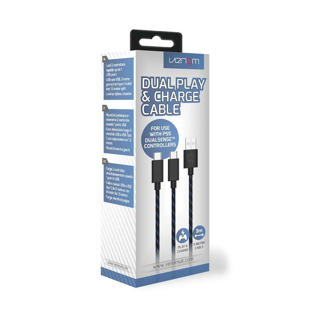 Venom Ps5 3 Metre Dual Play & Charge Cable (Ps5)