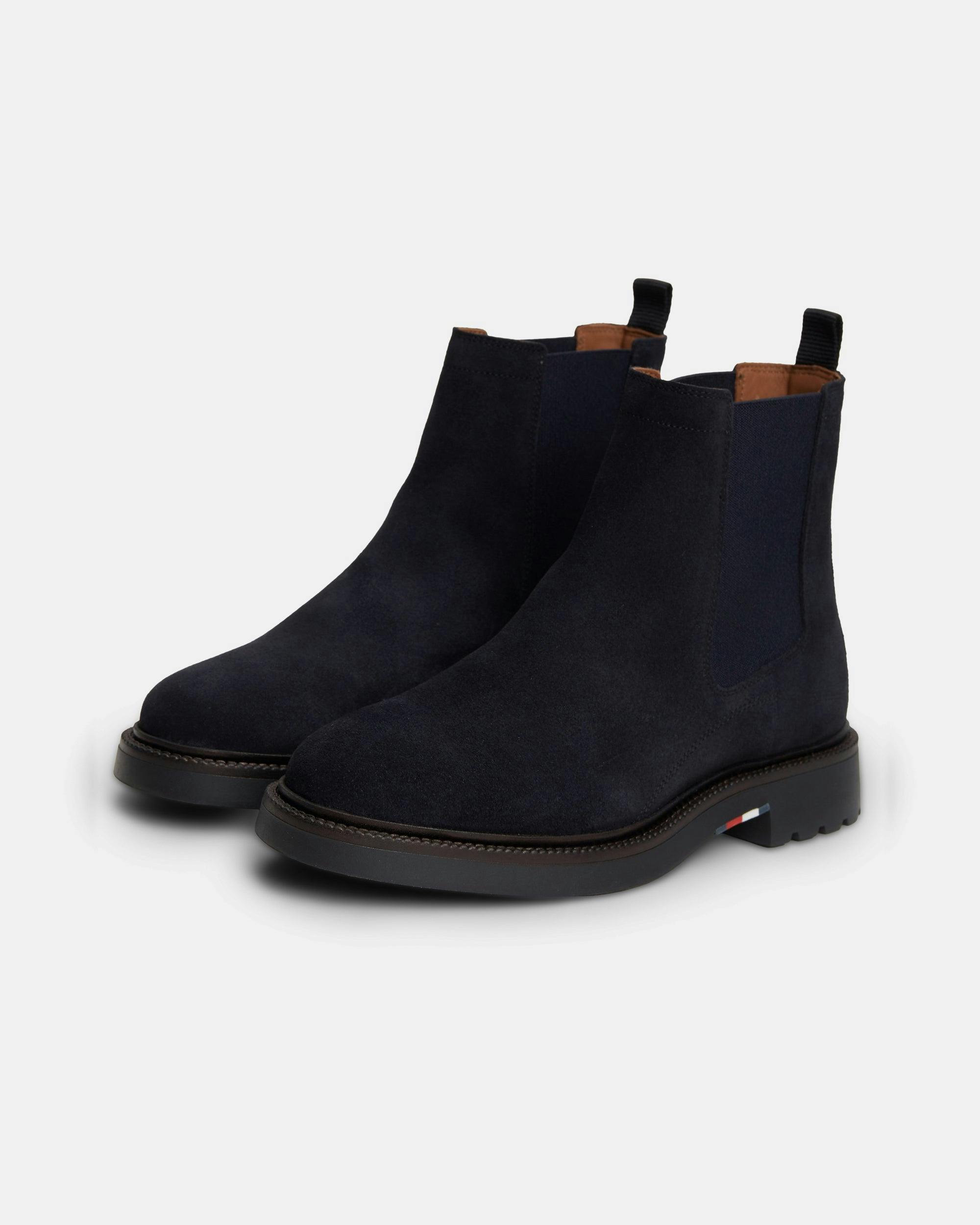 Tommy Hilfiger Men's Corporate Casual Suede Chelsea Fm0fm05952Low Boots - Image 4