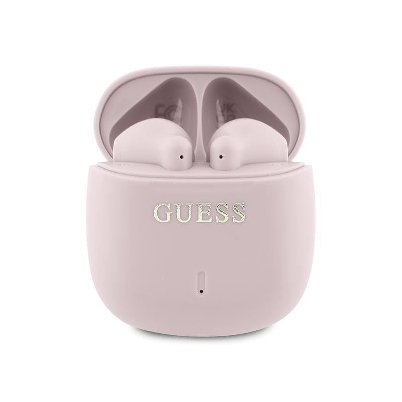 Guess Pink Printed Classic Logo Tws Wireless Earphones - Gutwsj14esgp