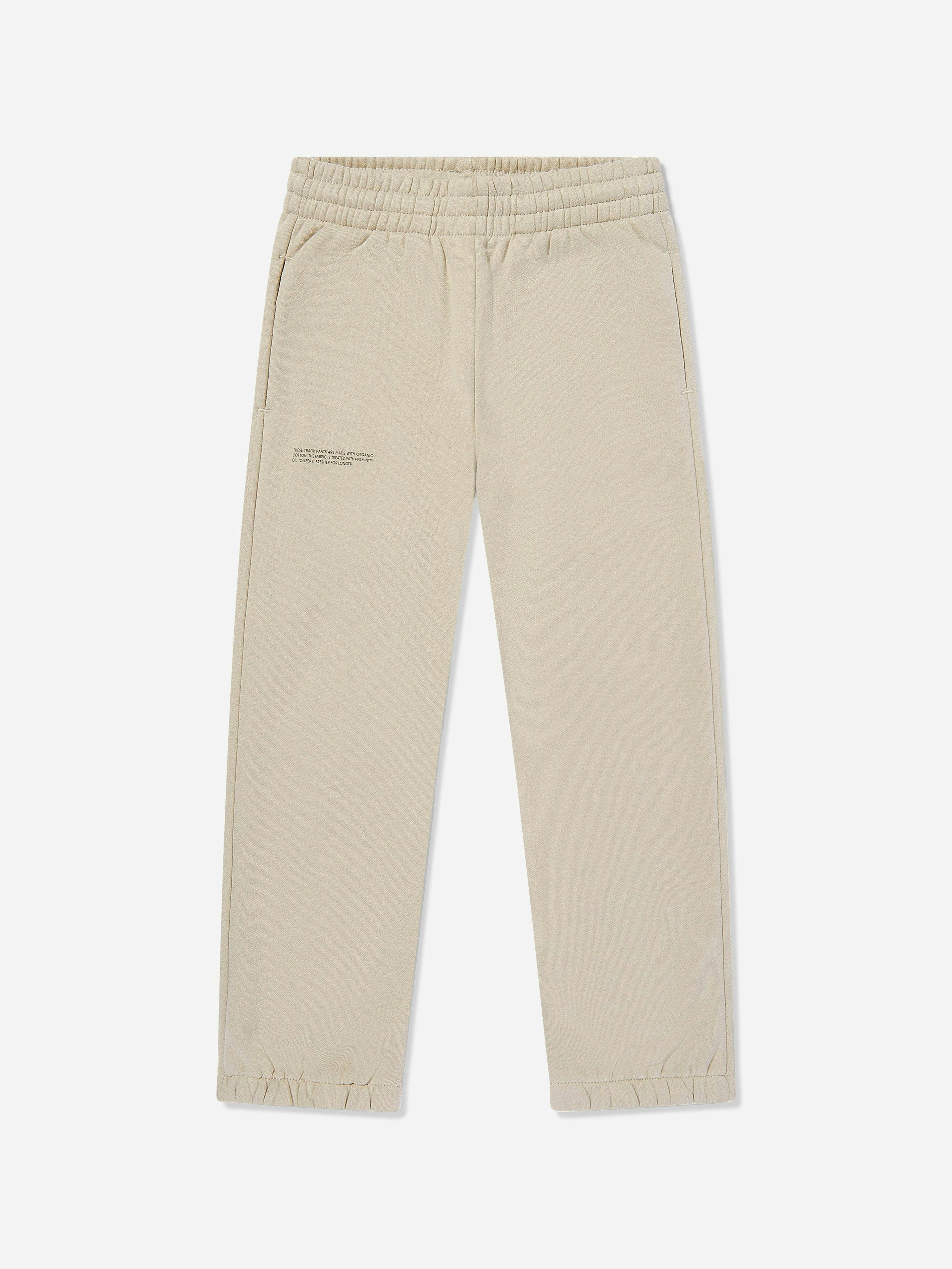 Pangaia Boys Beige Kids 365 Midweight Track Pants In - 11 - 12 Yrs