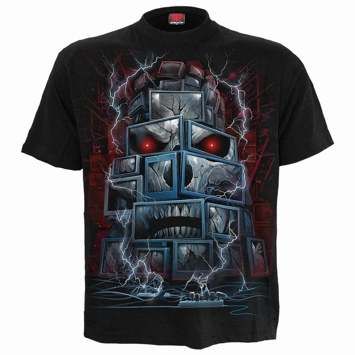 Spiral Direct Black Death By Tv - T-Shirt - M - Digital
