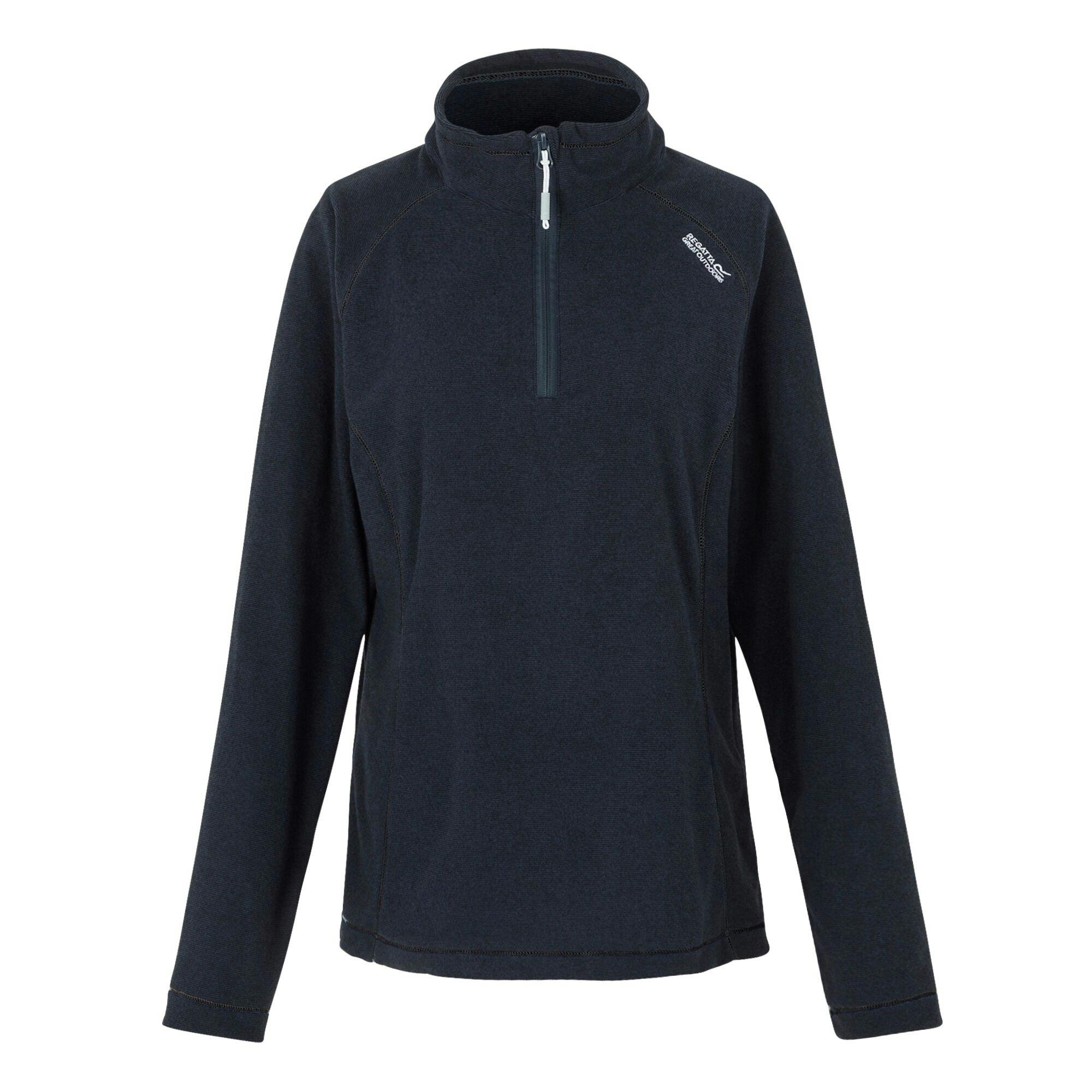 Regatta Women's Black Great Outdoors Montes Half Zip Fleece Top - Navy/ - 16 Uk - Navy/ - 100% Polyester