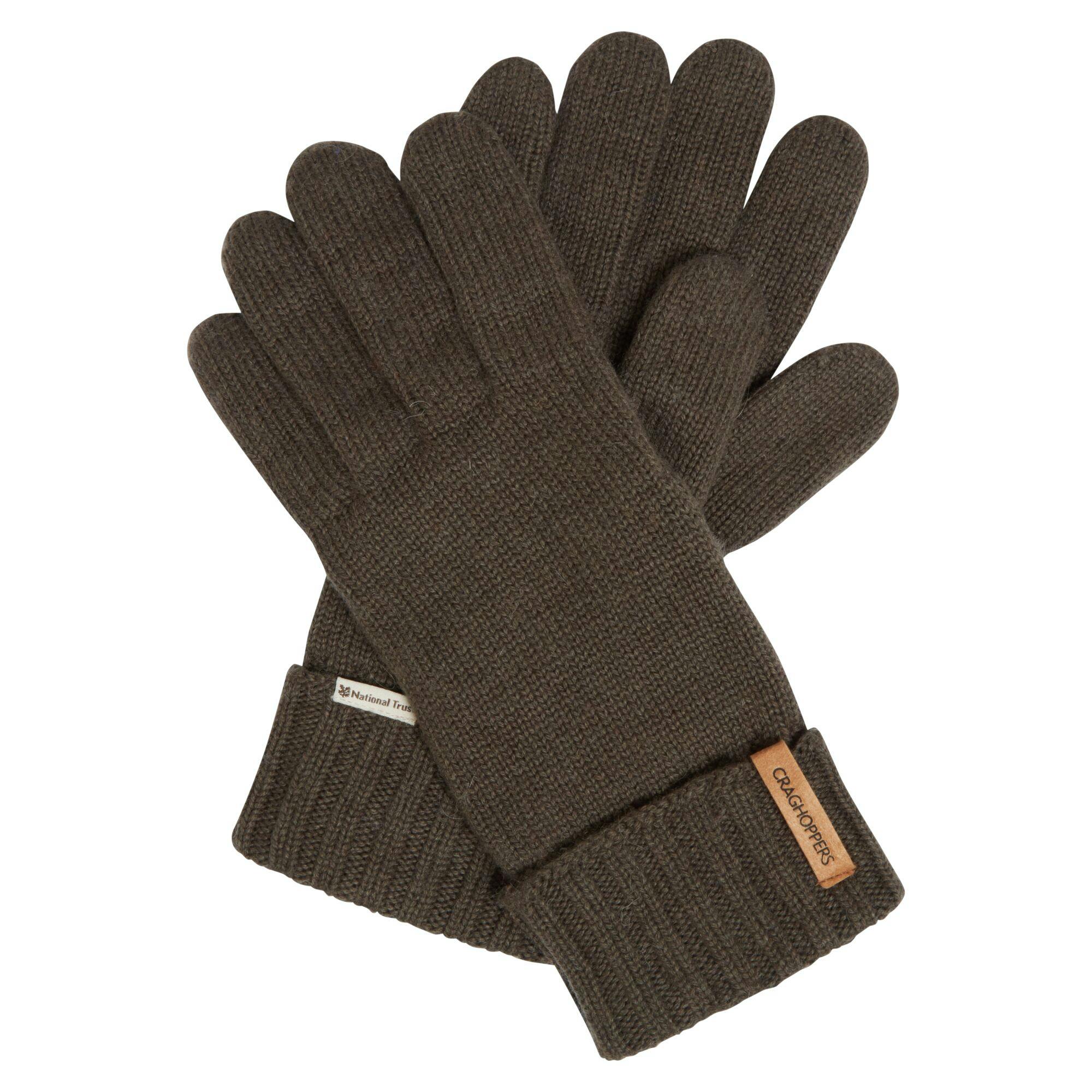 Craghoppers (S-M, Woodland Green) Unisex Adult National Trust Gaddings Winter Gloves - Image 2