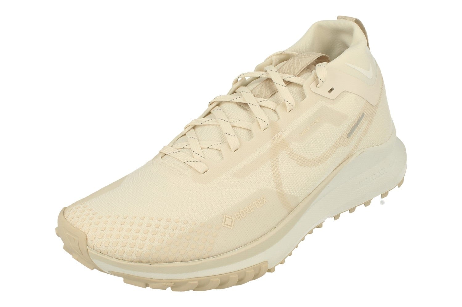 Nike Men's Light/Brown React Pegasus Trail 4 Gtx Dj7926 007 - Uk 8 | Us 9 | Eu 42.5