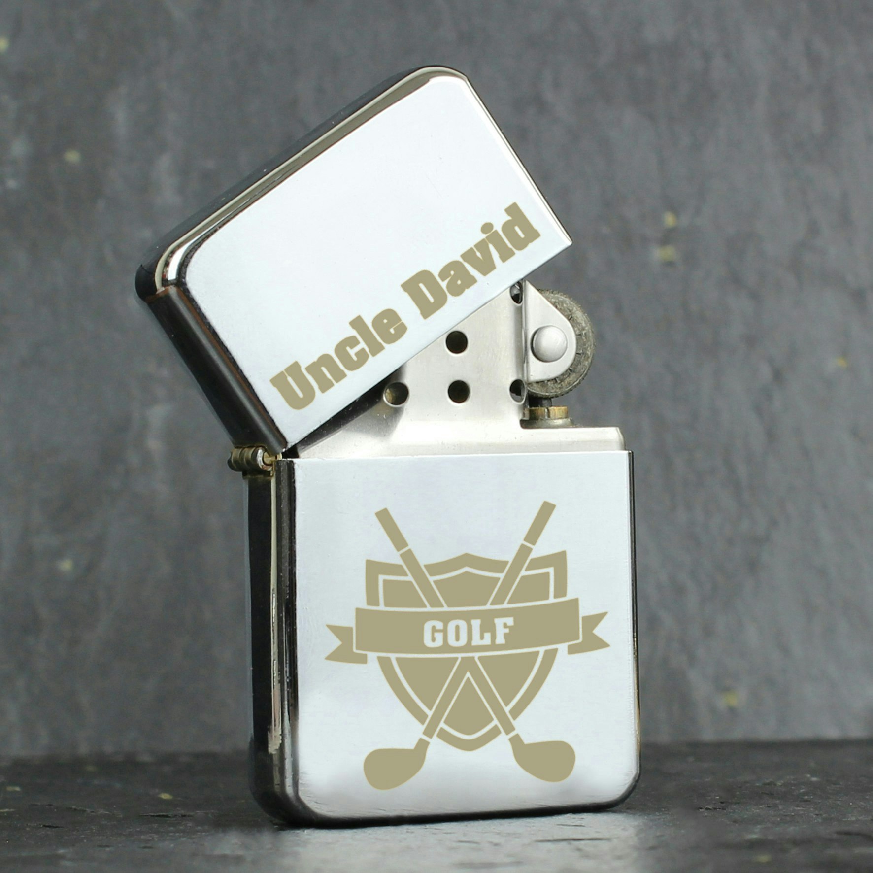 Rackhams Personalised Golf Lighter