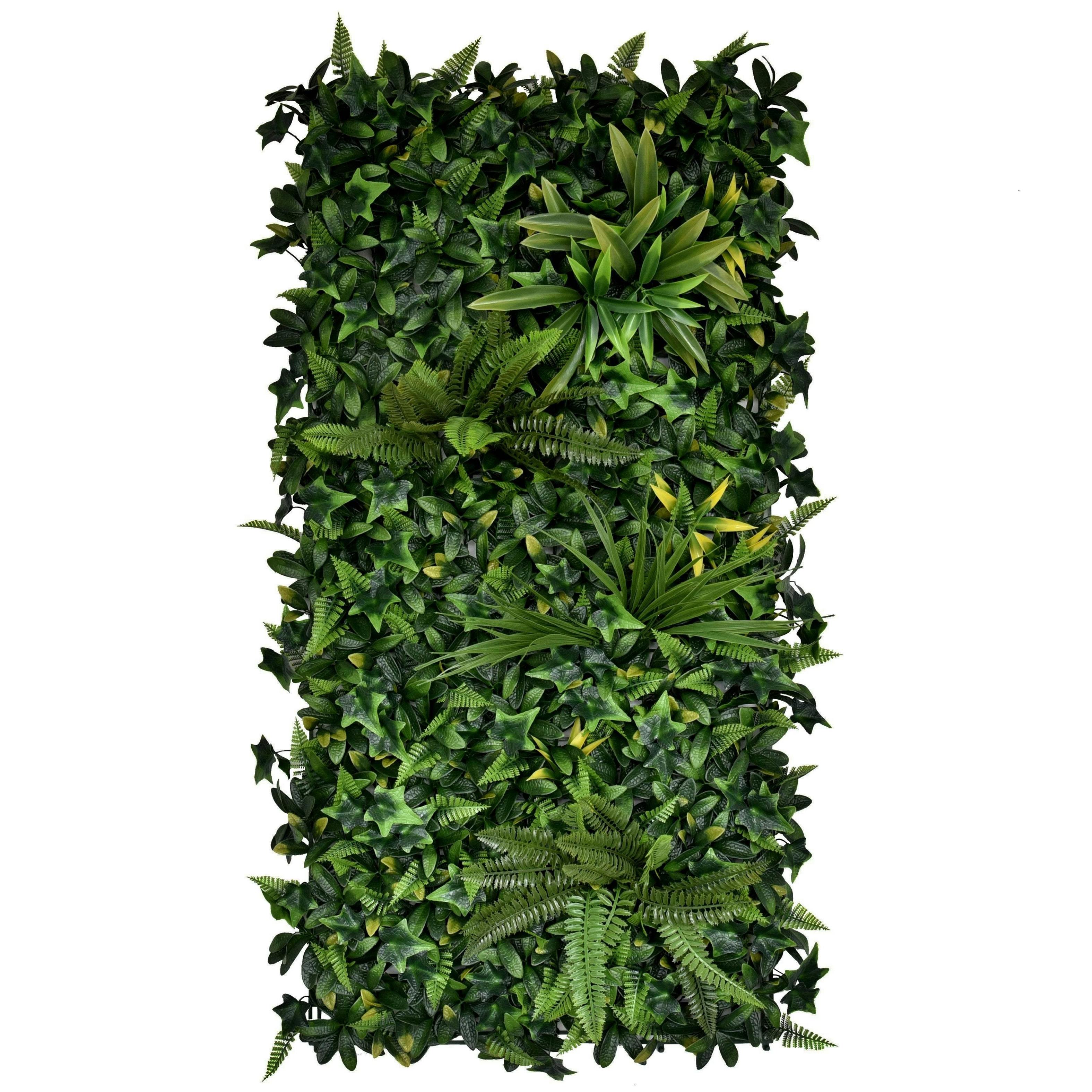 True Products Green Premium Artificial Plants Wall Panel 1M X 50Cm - Dream