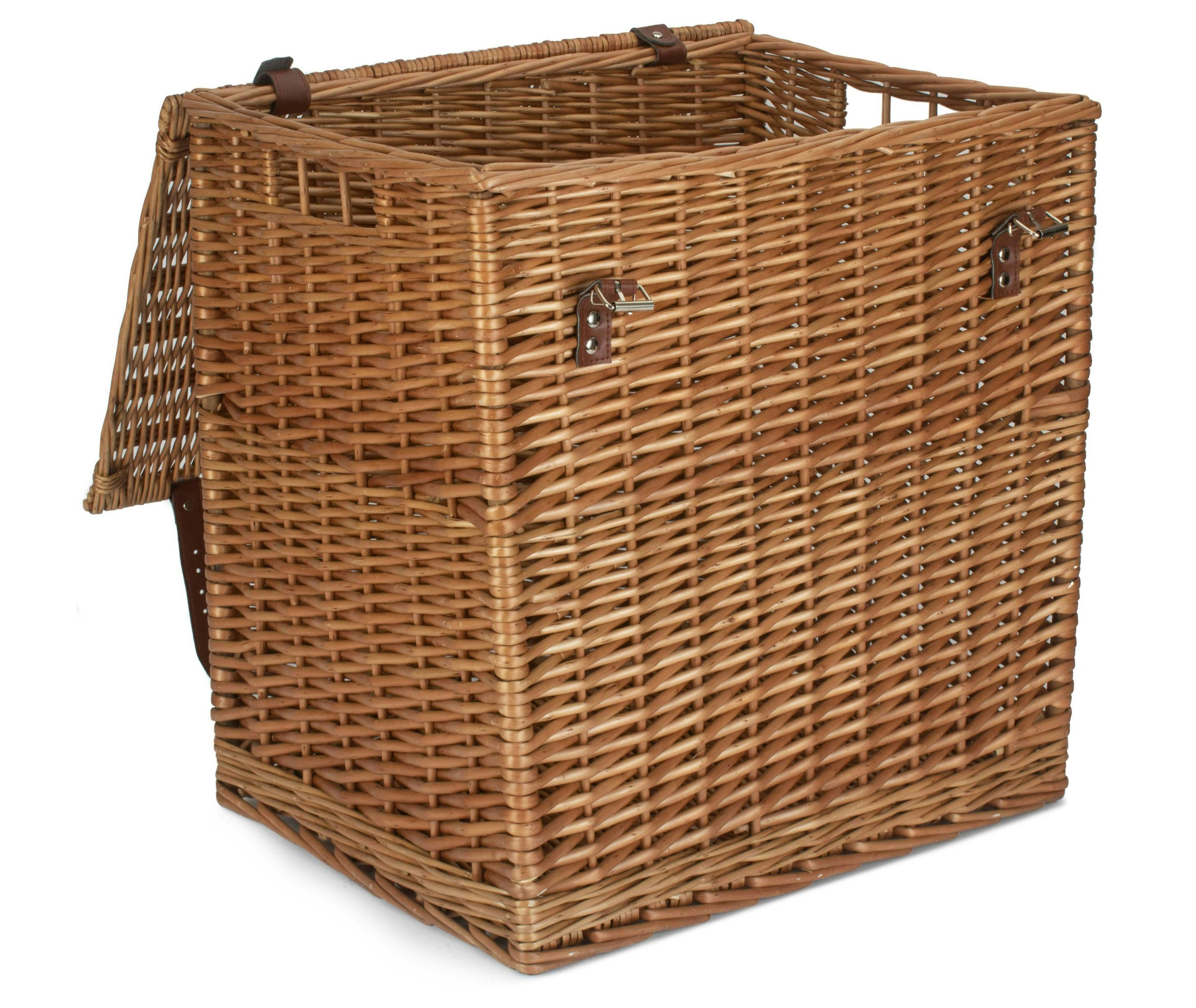 Rackhams Red Double Steamed Vintner Storage Wicker Basket - Large