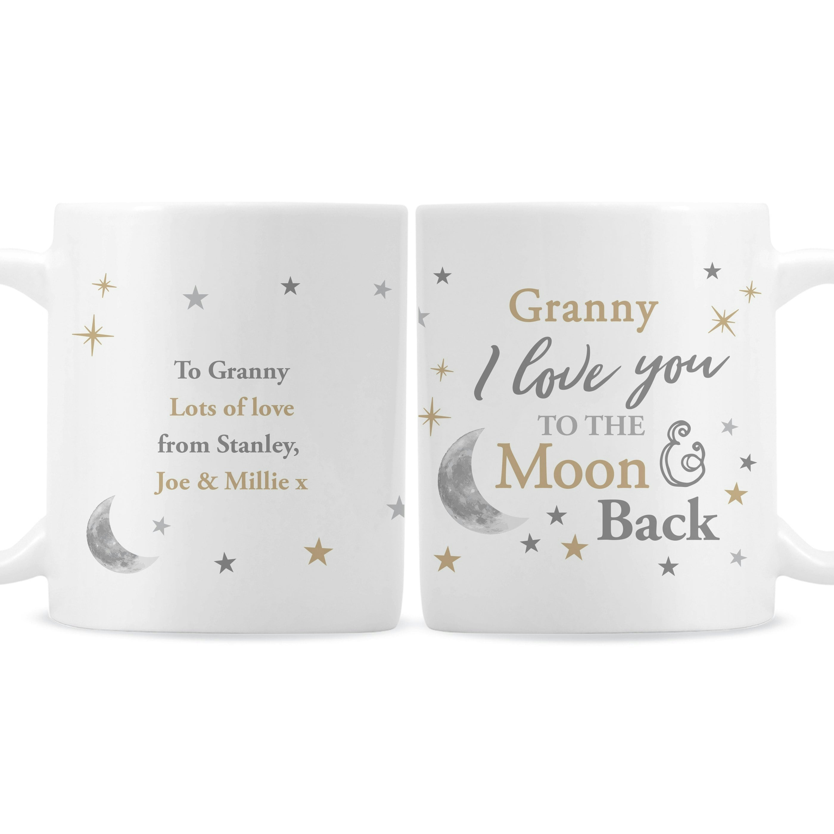 Rackhams Personalised To The Moon And Back... Mug