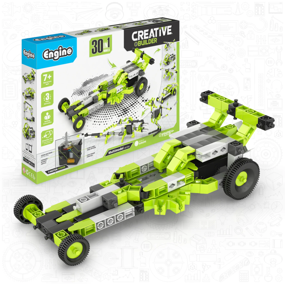 Engino Toys - Creative Builder 30 Models - Motorized Building Set - Plastic, Metal - Image 6