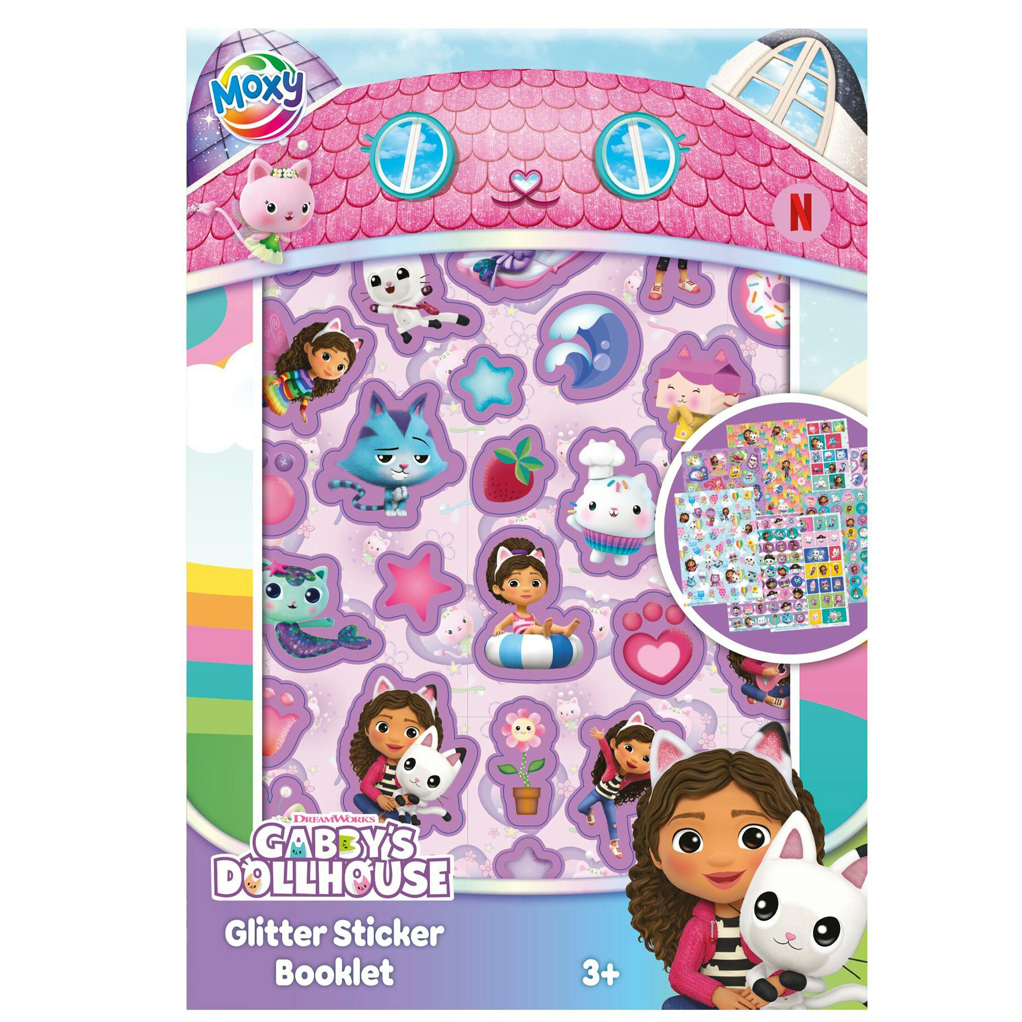 Totum Pink Gabby Dollhouse Glitter Sticker Book - Multi - Plastic