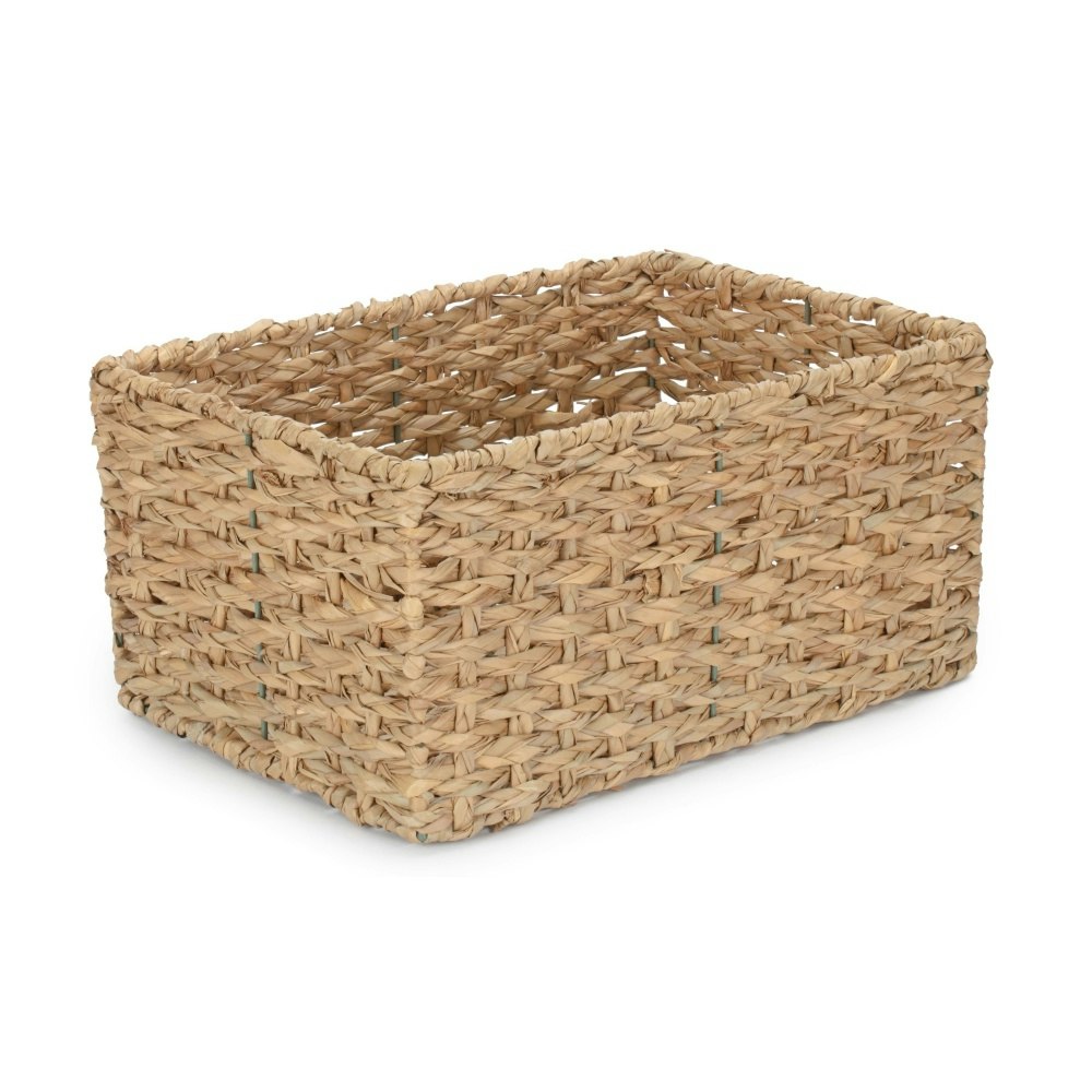 Rackhams Red Thatch Grass Woven Storage Basket - Small