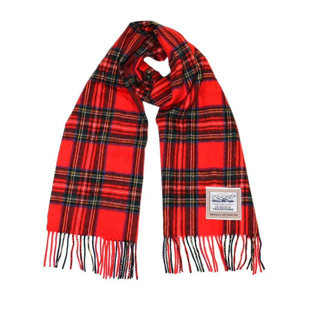 Heritage Traditions Pure Wool Tartan Scarf - Royal Stewart