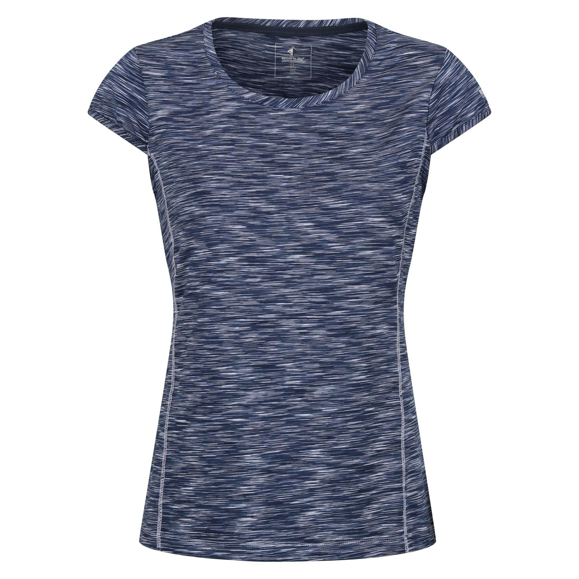 Regatta Women's Hyperdimension Ii T-Shirt - Navy - Navy - 10 Uk - 88% Polyester/12% Elastane