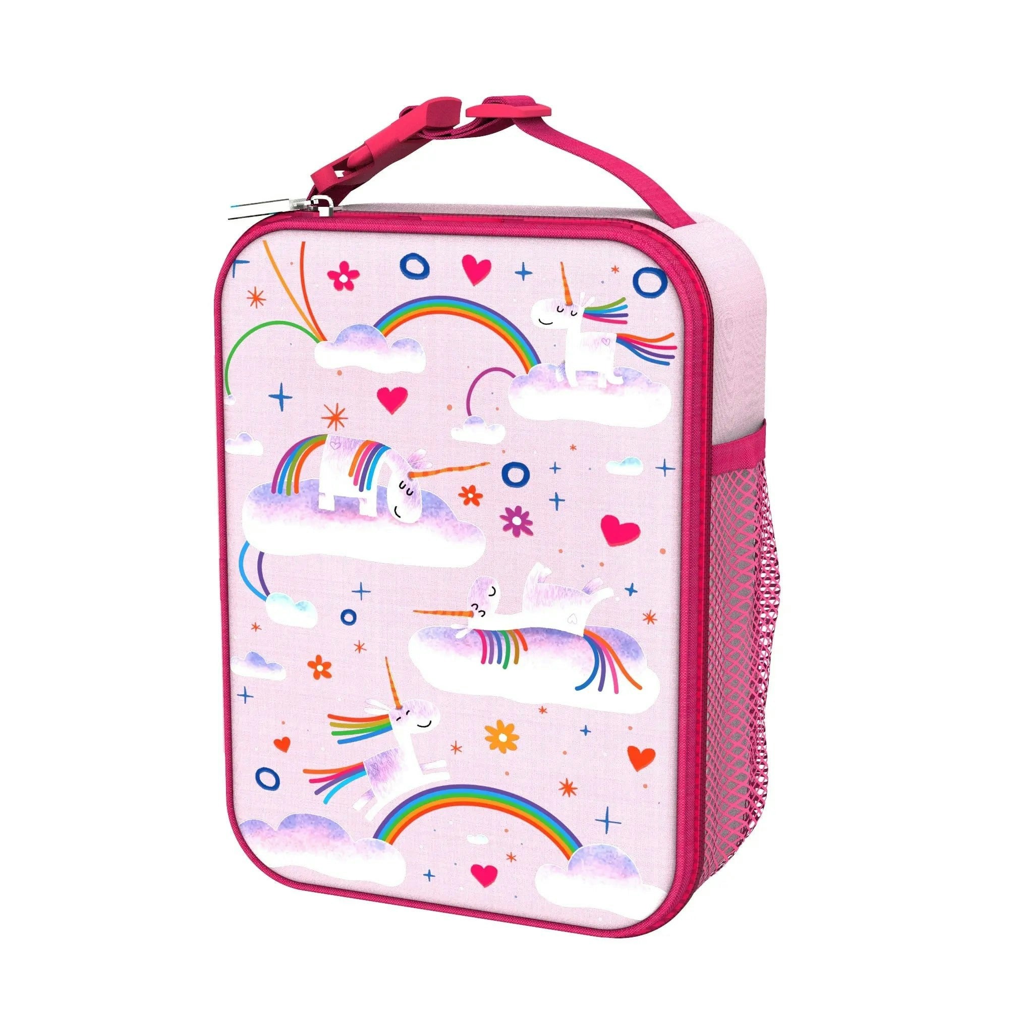 Rackhams Kids Lunch Bag, Insulated, Unicorn Rainbows, Medium