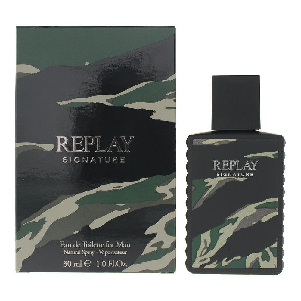 Replay Men's Signature For Man Eau De Toilette 30Ml