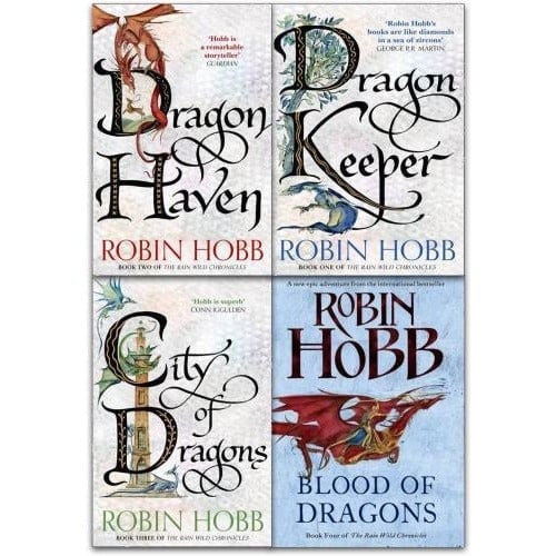 Harpercollins Blue Robin Hobb The Rain Wild Chronicles Trilogy Collection 4 Books Set
