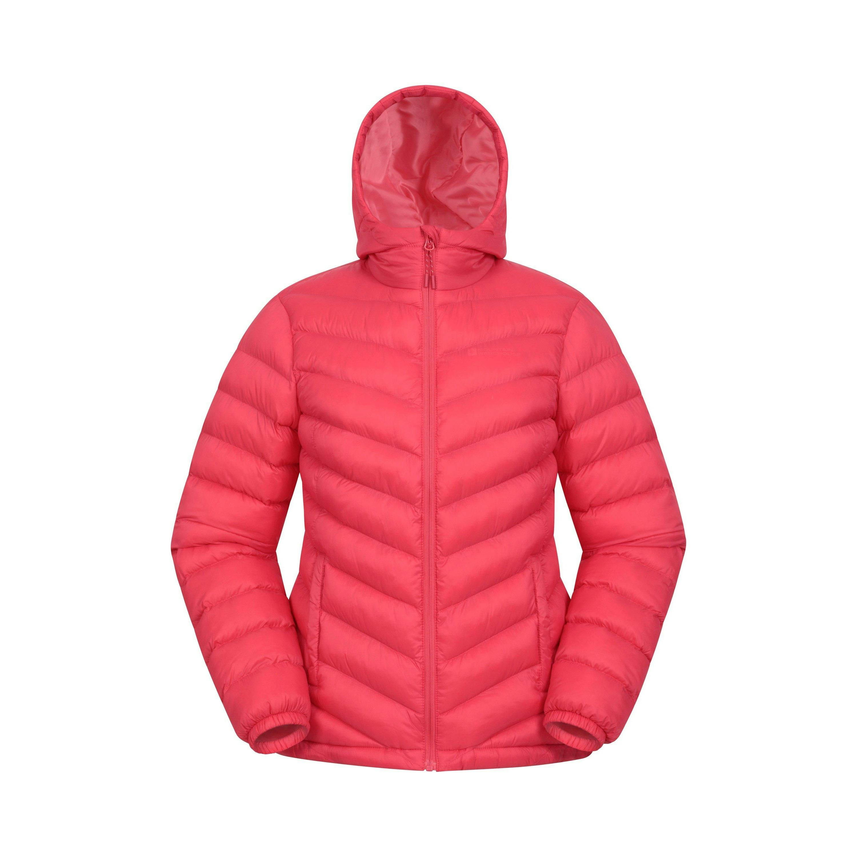 Mountain Warehouse Women's Coral / Seasons Padded Jacket - Fiery - 10 Uk - Fiery - 100% Polyamide