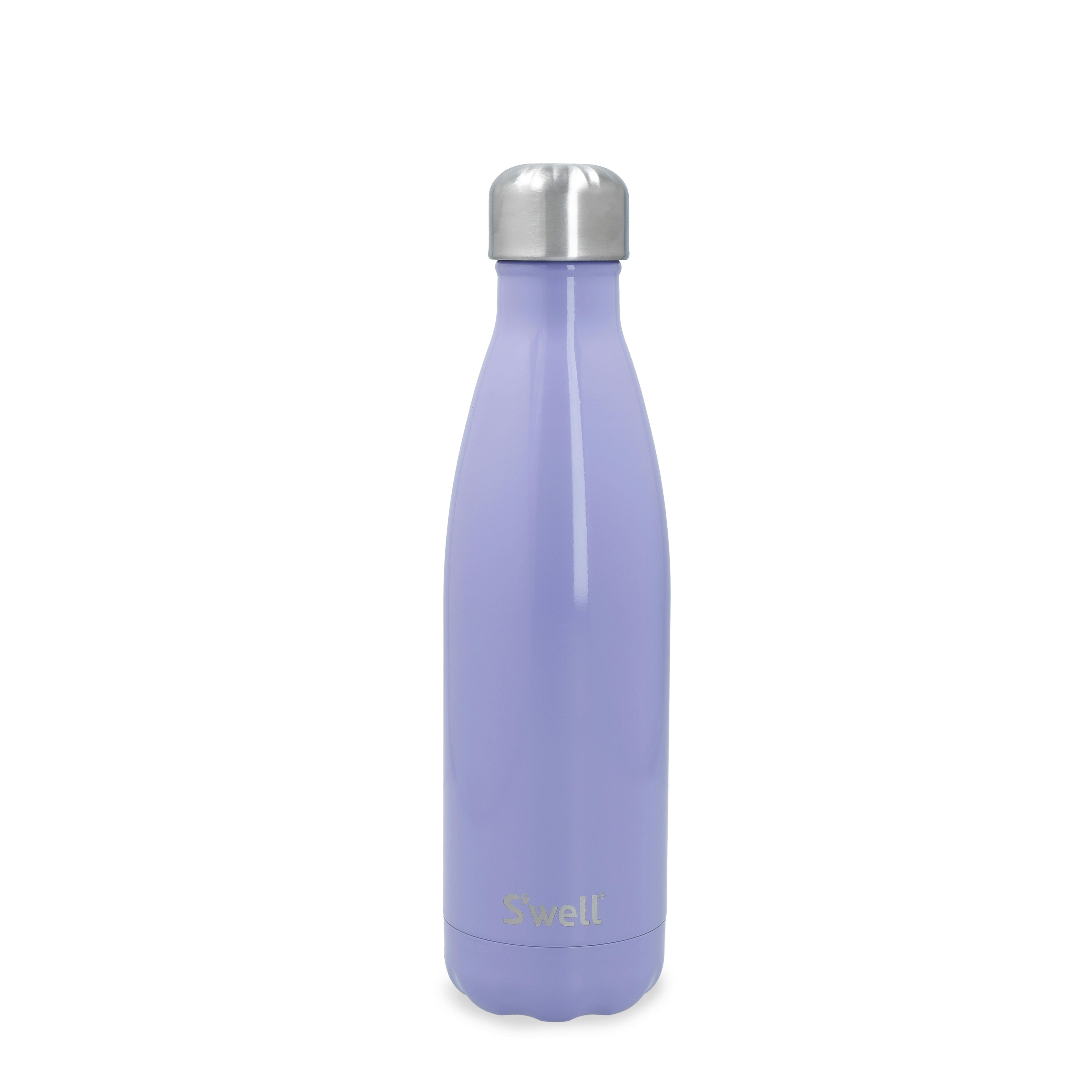 Rackhams Lavender/Purple Hillside Bottle, 500Ml - Stainless Steel - Water Bottle