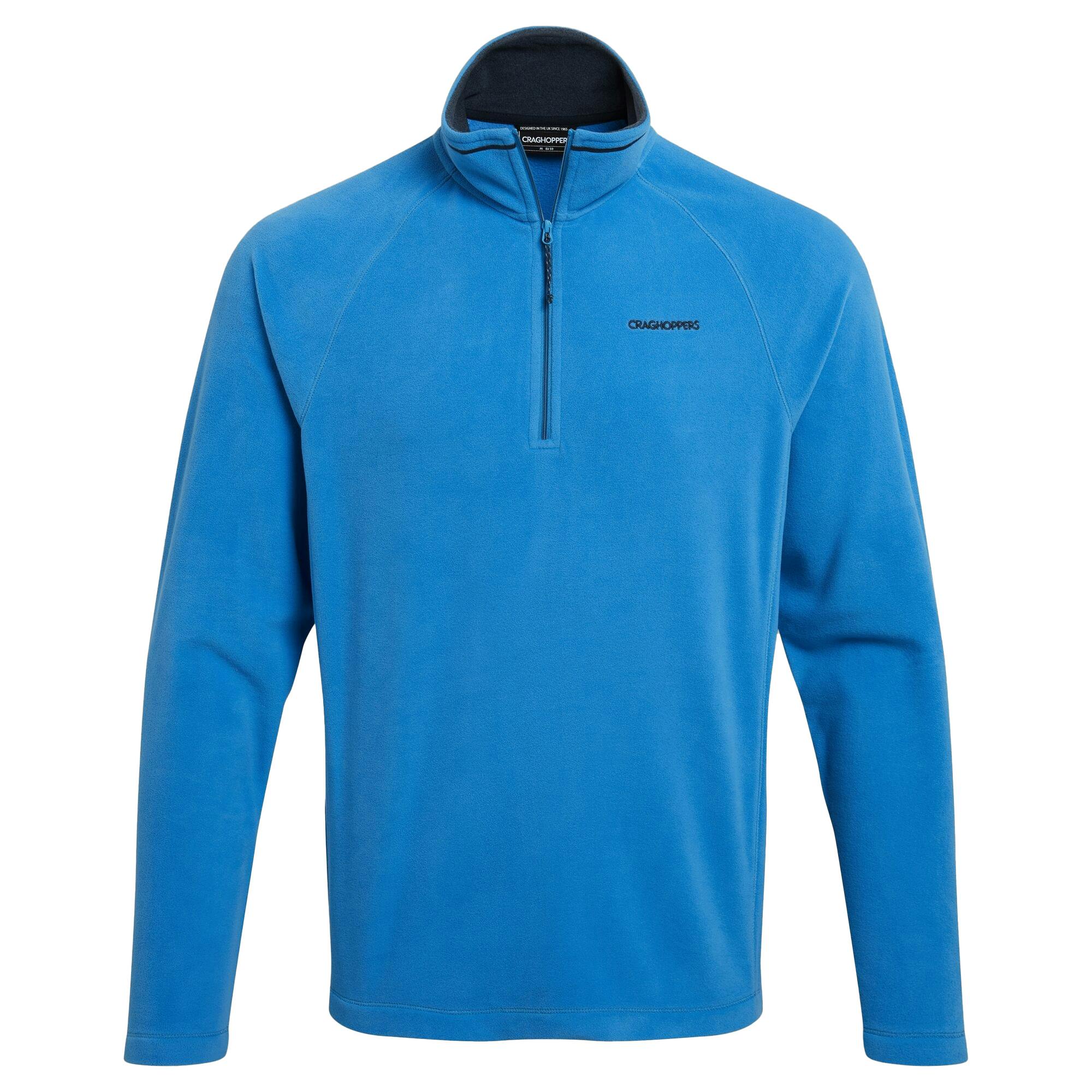 Craghoppers Men's Corey Vi Half Zip Fleece Top - Sky Azure - 4XL - Sky Azure - 100% Polyester