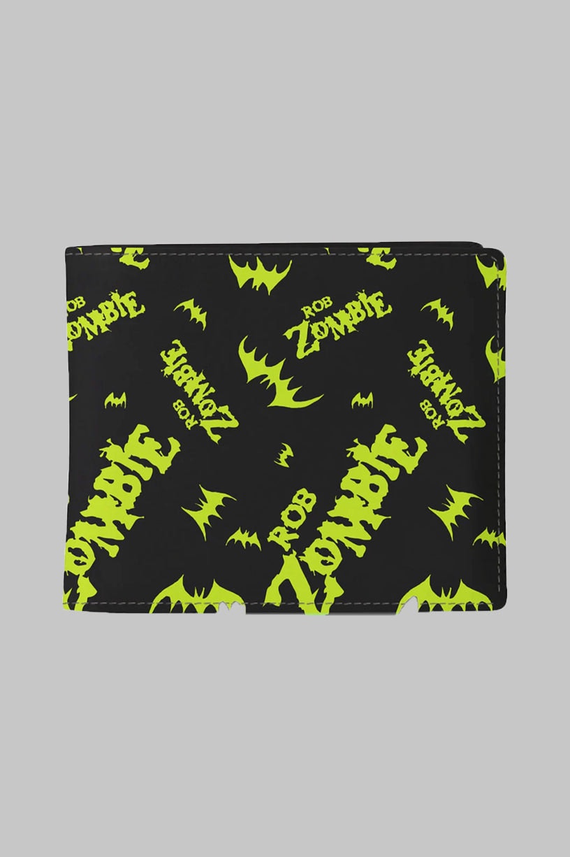 Paradiso Clothing Paradiso Rob Zombie Bats Logo Bifold Wallet