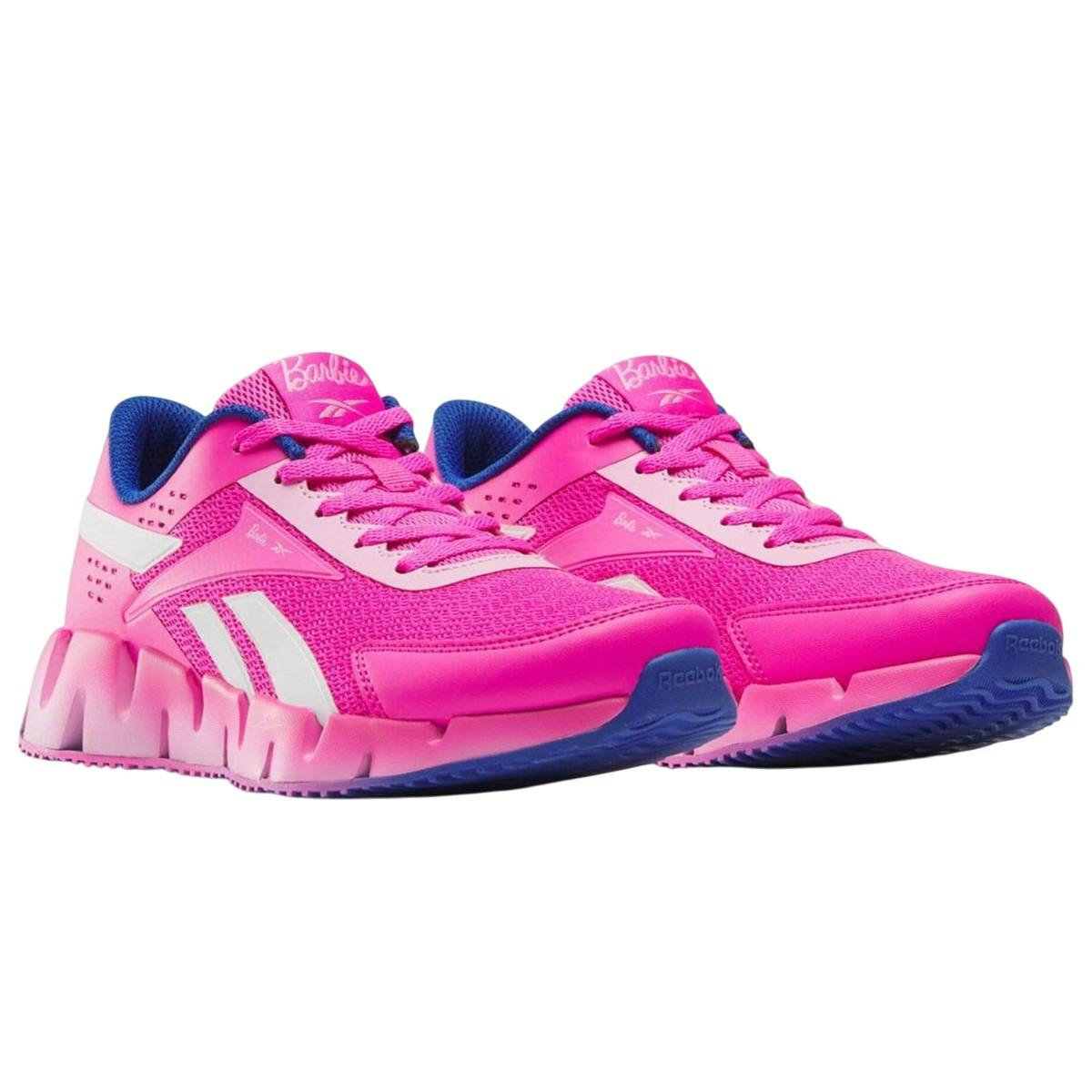 Reebok Pink Childrens/Kids X Barbie Zig Dynamica 2 Trainers - 4.5 Uk - 100% Mixed