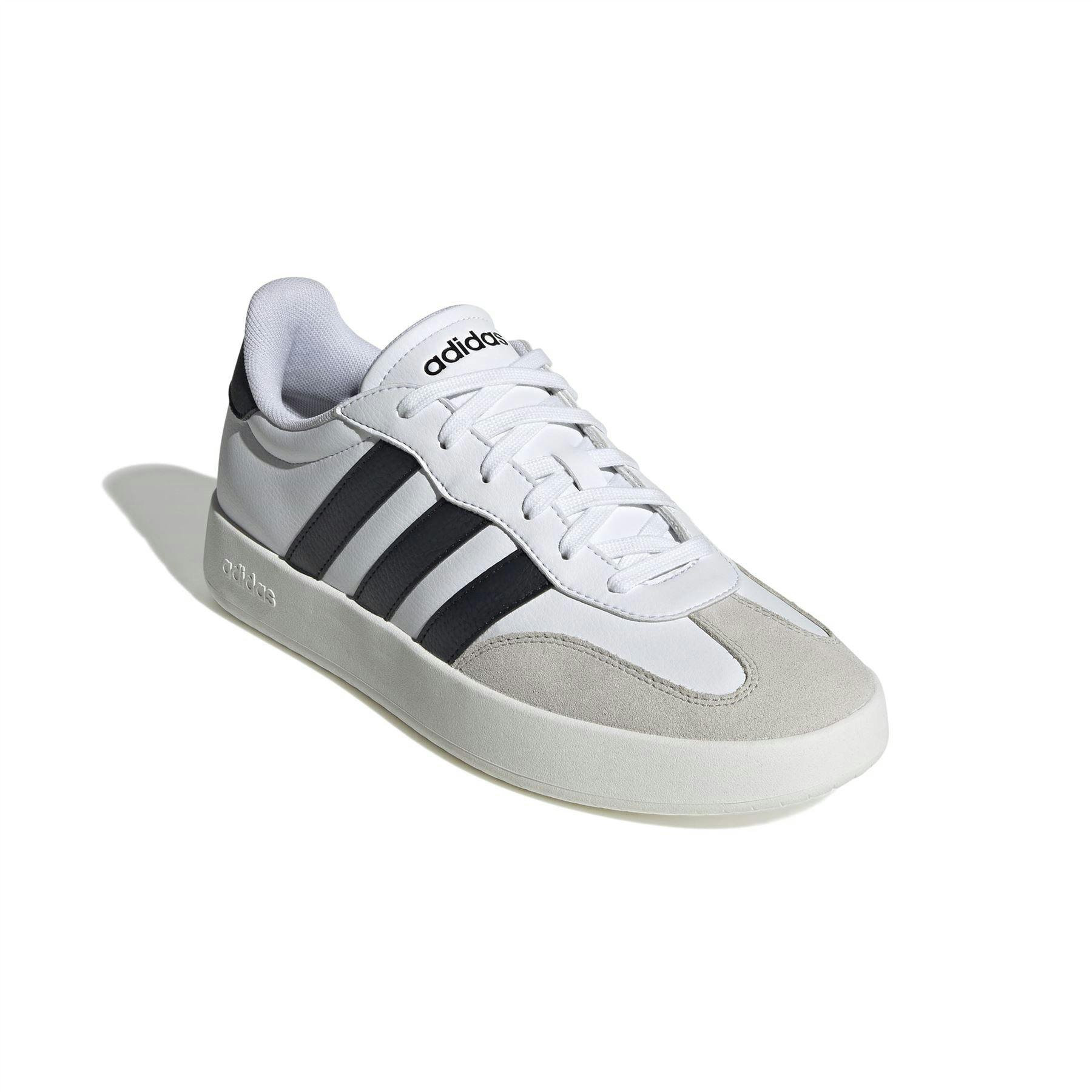 Adidas Men's White/Black/Grey Barreda Trainers - Uk 6 / Eu 39.5 / Us 6.5