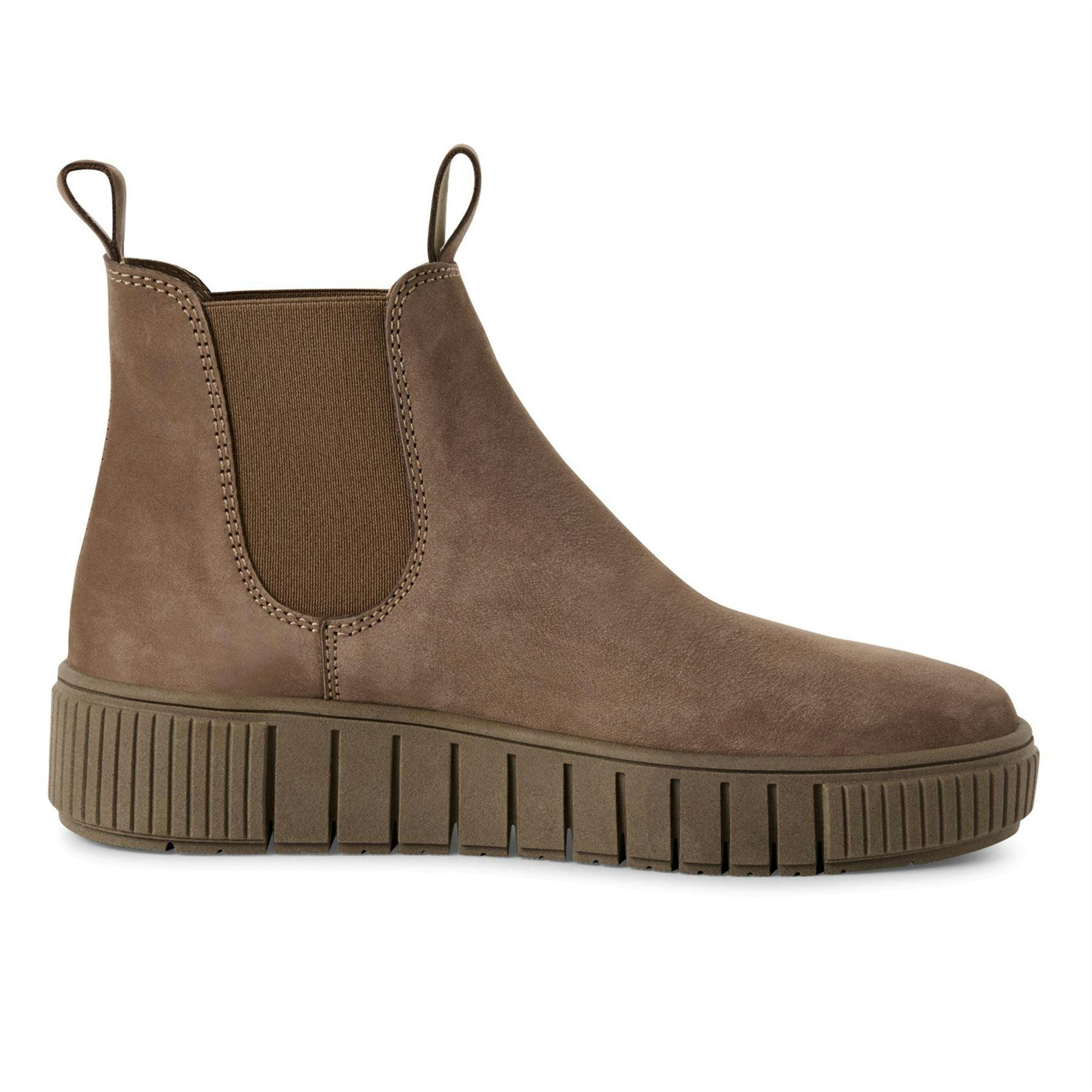 Tamaris Women's Brown Taupe Leather Chelsea Ankle Boots - Taupe - Uk 5 | Eu 38 | Us 7