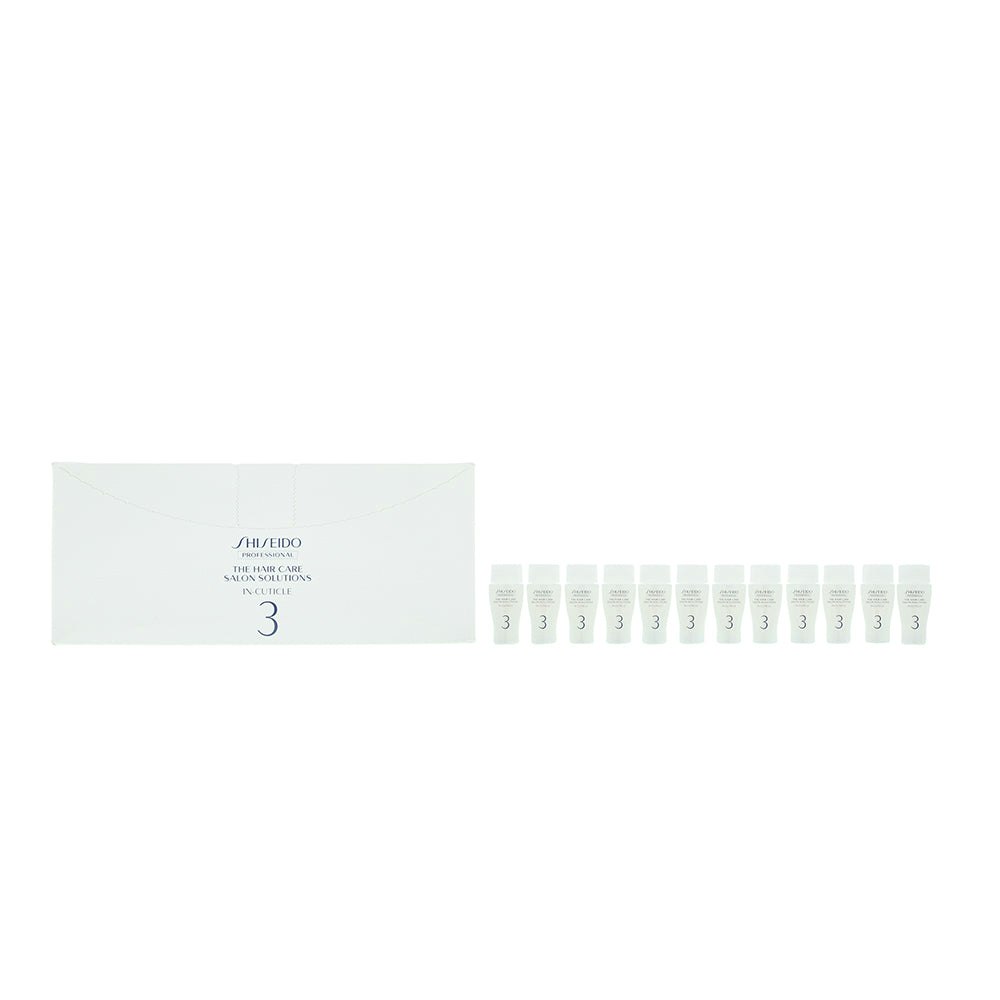 Shiseido The Haircare Salon Solutions In-Cuticle 3 12 X 15Ml