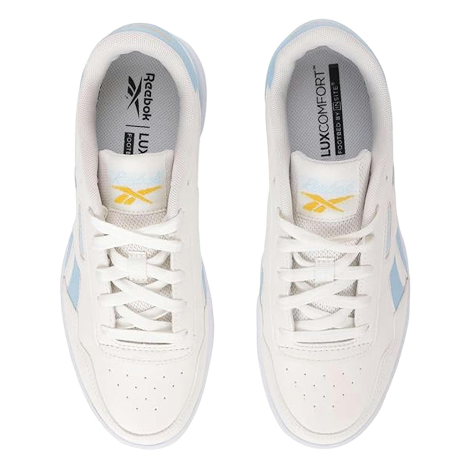 Reebok Women's Advance Clip Leather Court Shoes - Chalk - 3.5 Uk - Chalk - 100% Mixed