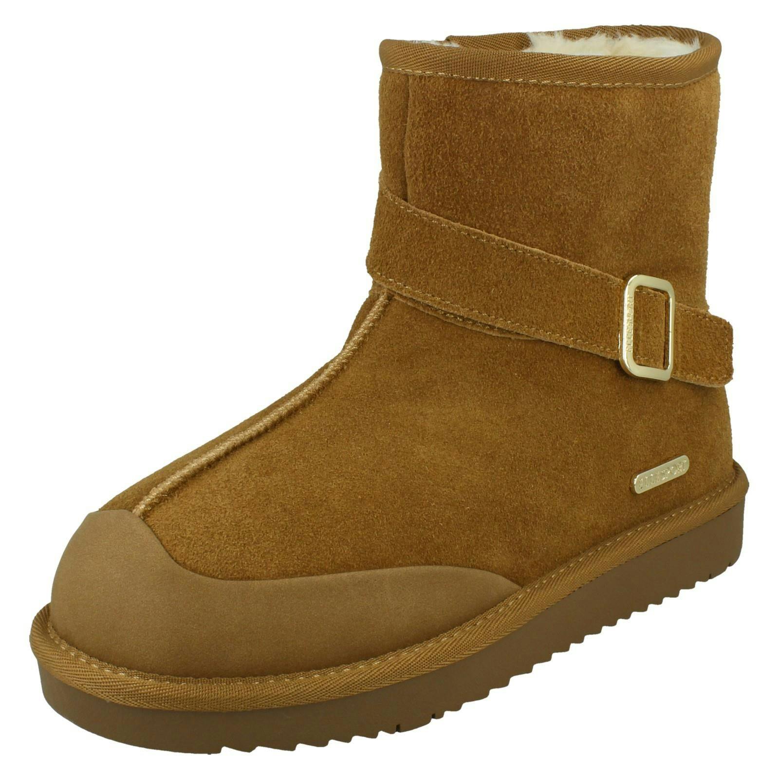 Elle Sport Women's Brown Ankle Boots F4482 - Uk 7