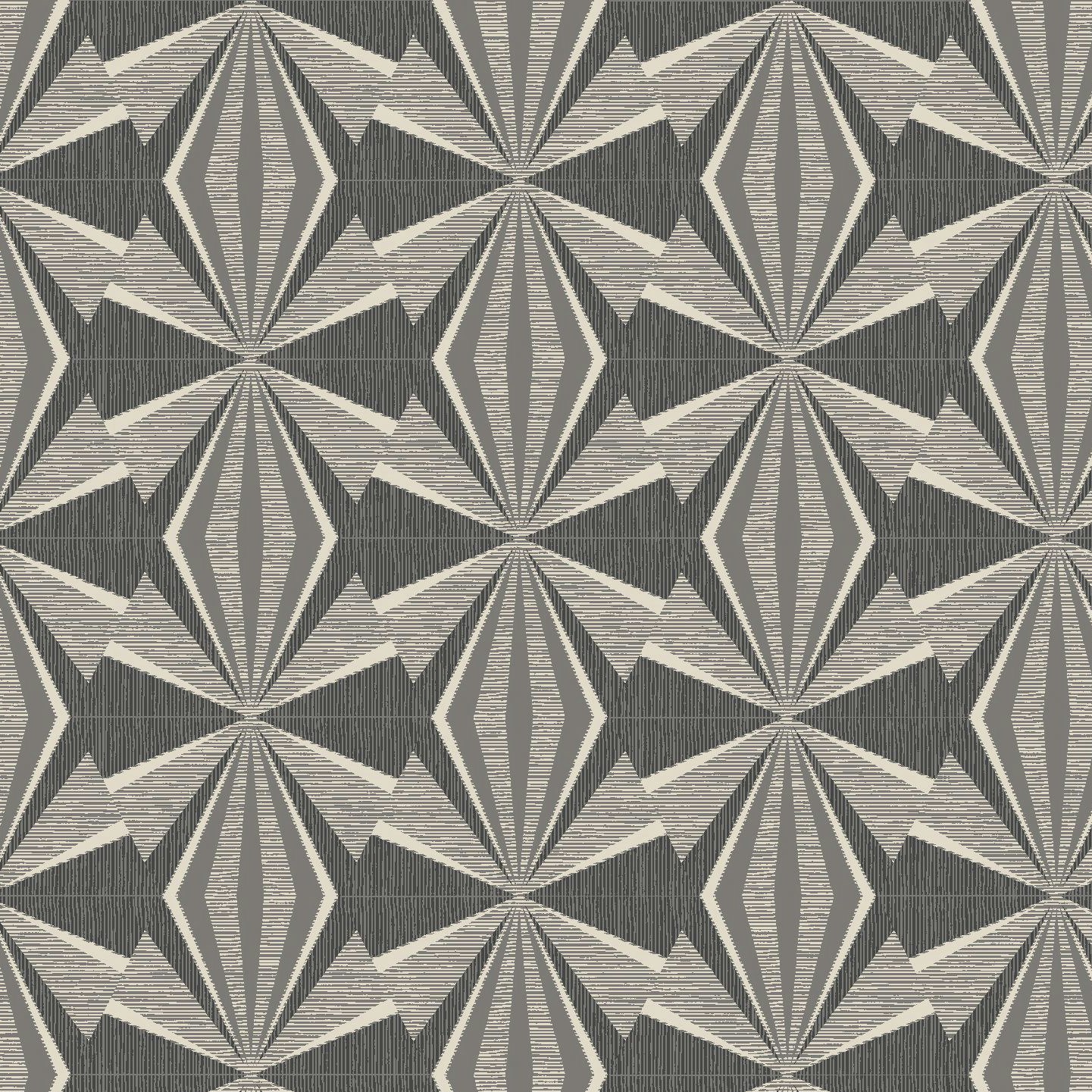 Rackhams Black Sunray Diamond - 10M Wallpaper