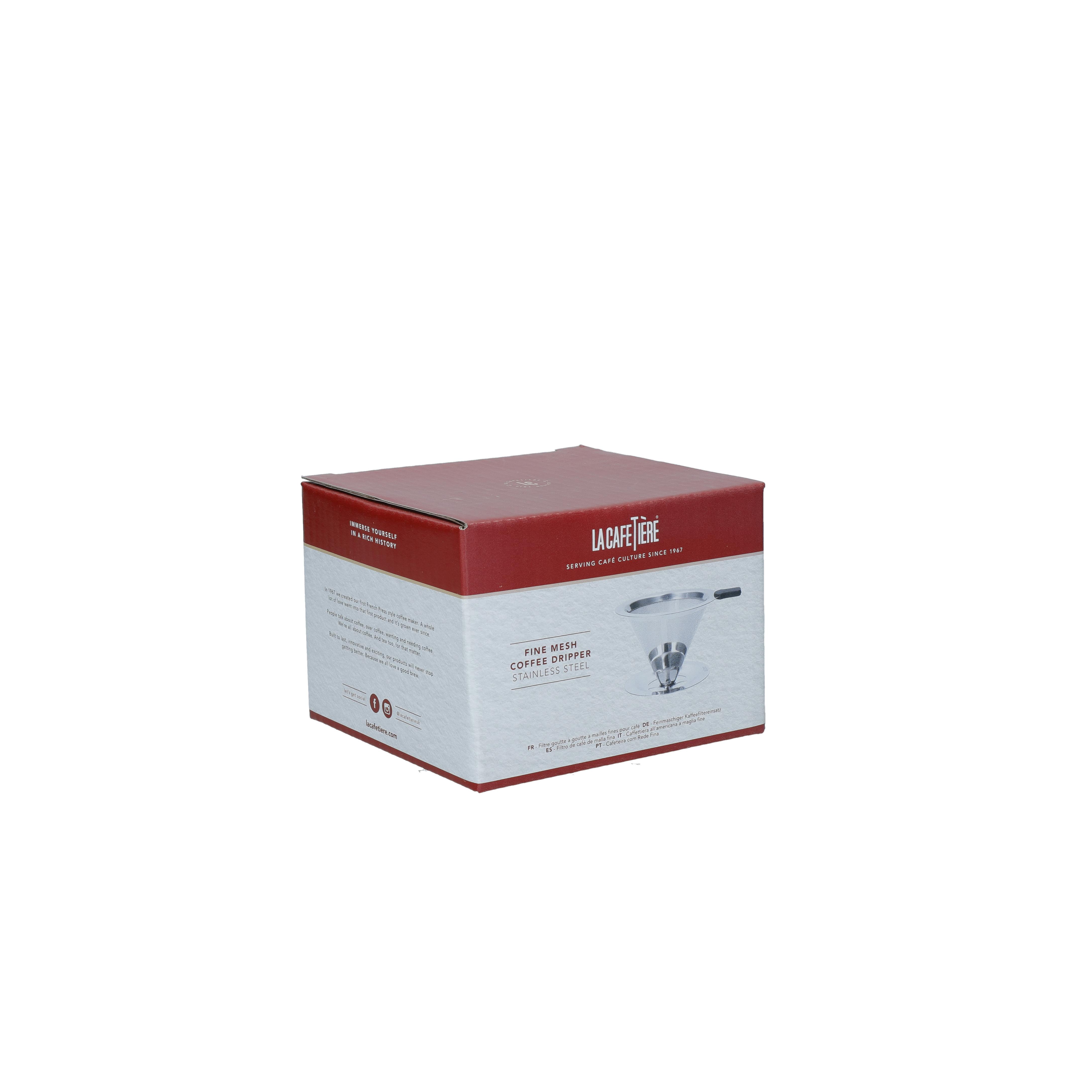 Rackhams Filterless Coffee Dripper For Pour-Over Coffee