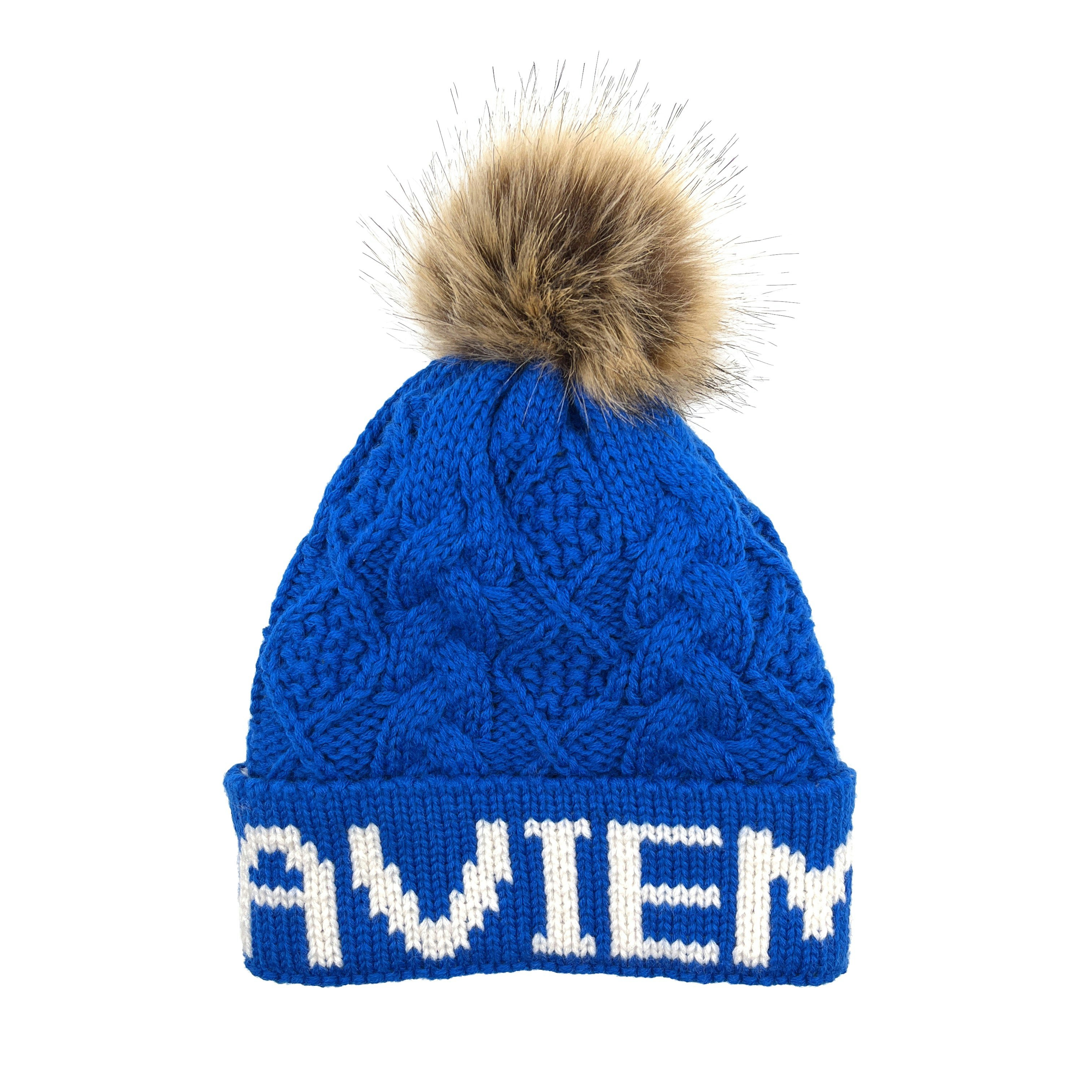 Aran Traditions Aran Diamond Cable Aviemore Pom Pom Hat