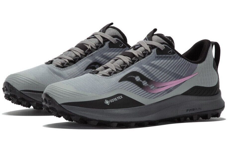 Saucony Women's Light Peregrine 12 Gore-Tex Running Trainers - Uk 5 Eu 38