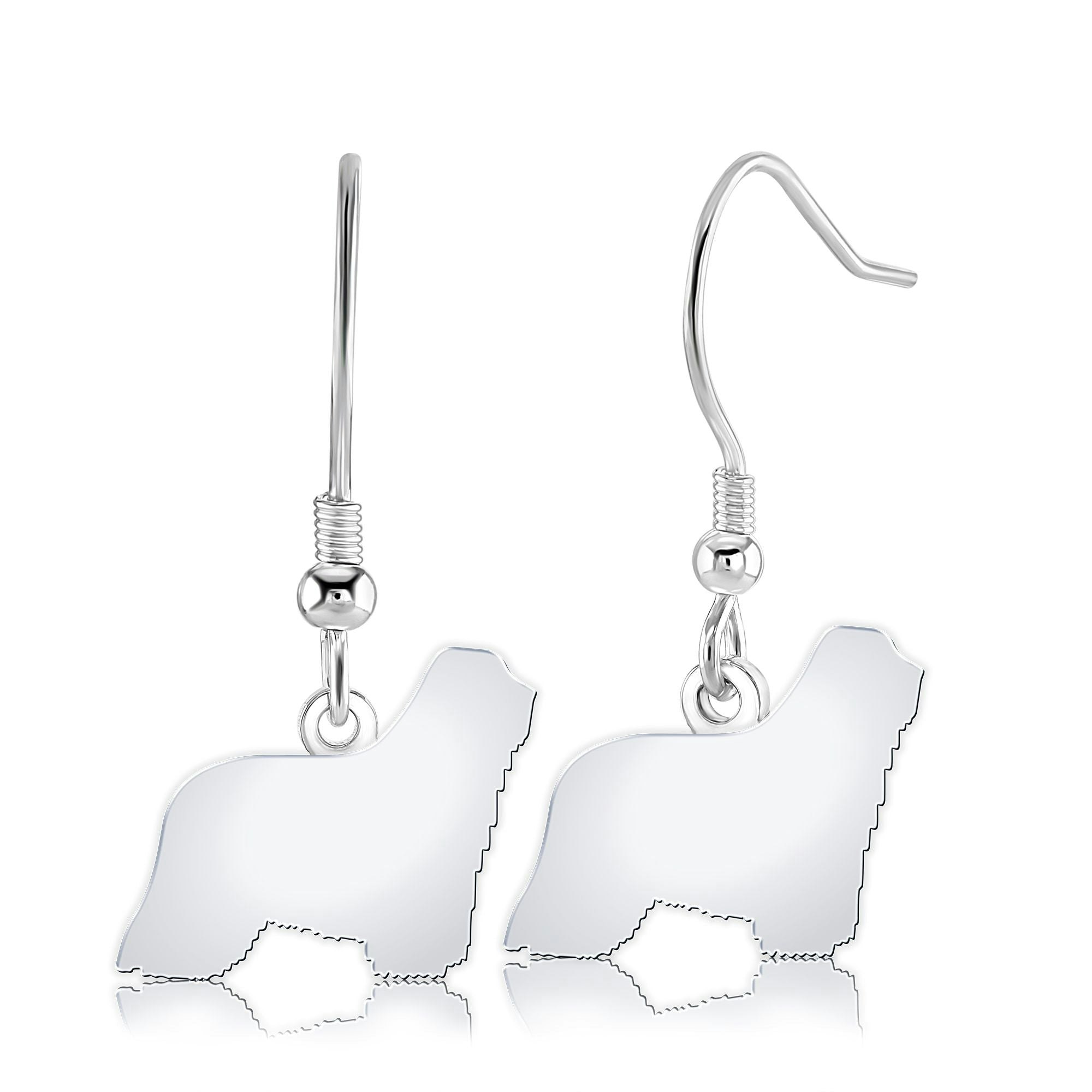 Mylee London Silver Komodor Silhouette Earrings - Yes - Hook