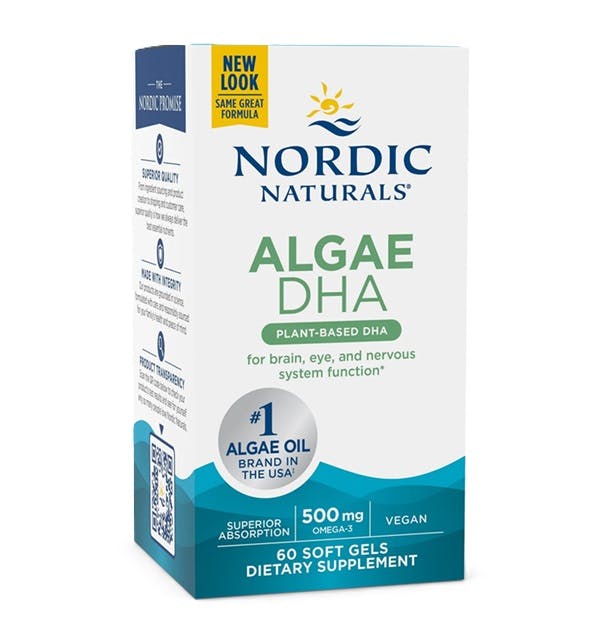 Nordic Naturals Algae Dha Omega-3 Brain Support Vegan 500Mg Softgels - 60 Softgels - Image 10