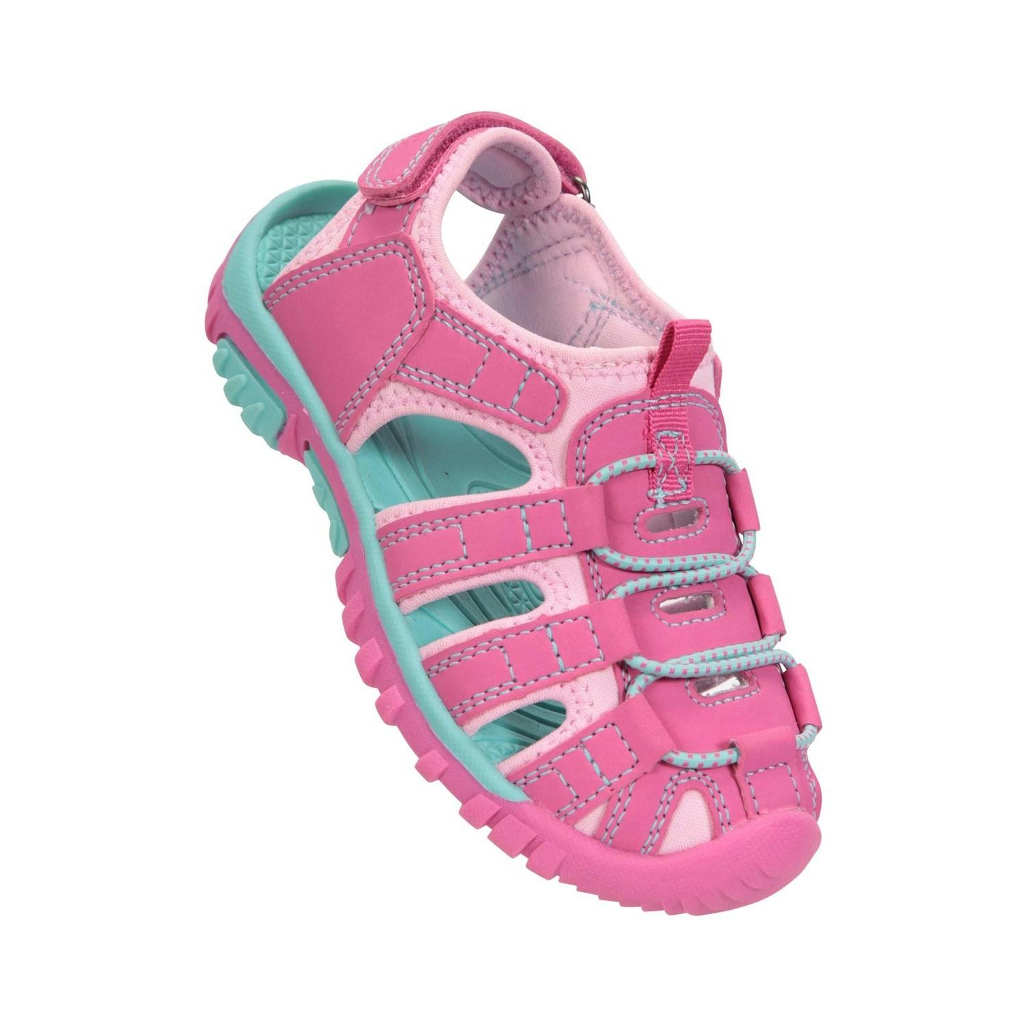 Mountain Warehouse Pink Kids Bay Sandals - 10 Uk Child - 60% Textile/20% Rubber/10% Foam/10% Neoprene