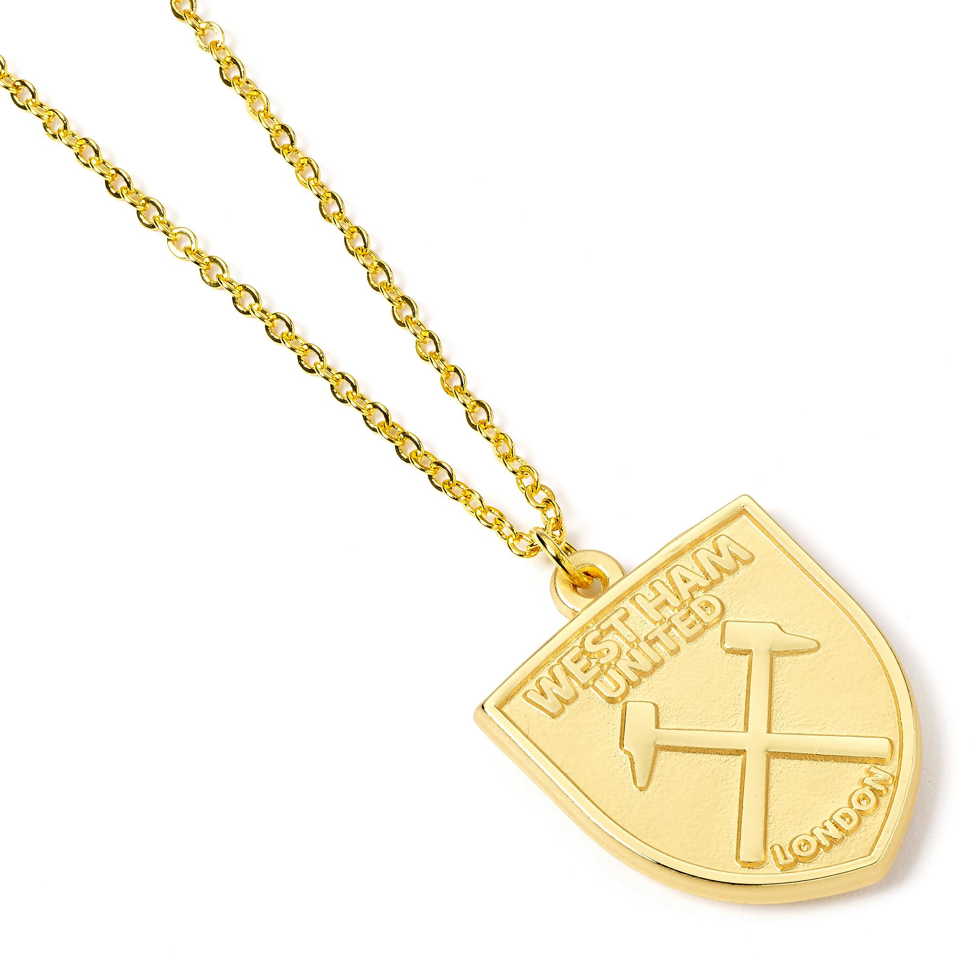 The Carat Shop Gold West Ham Shield Crest Necklace