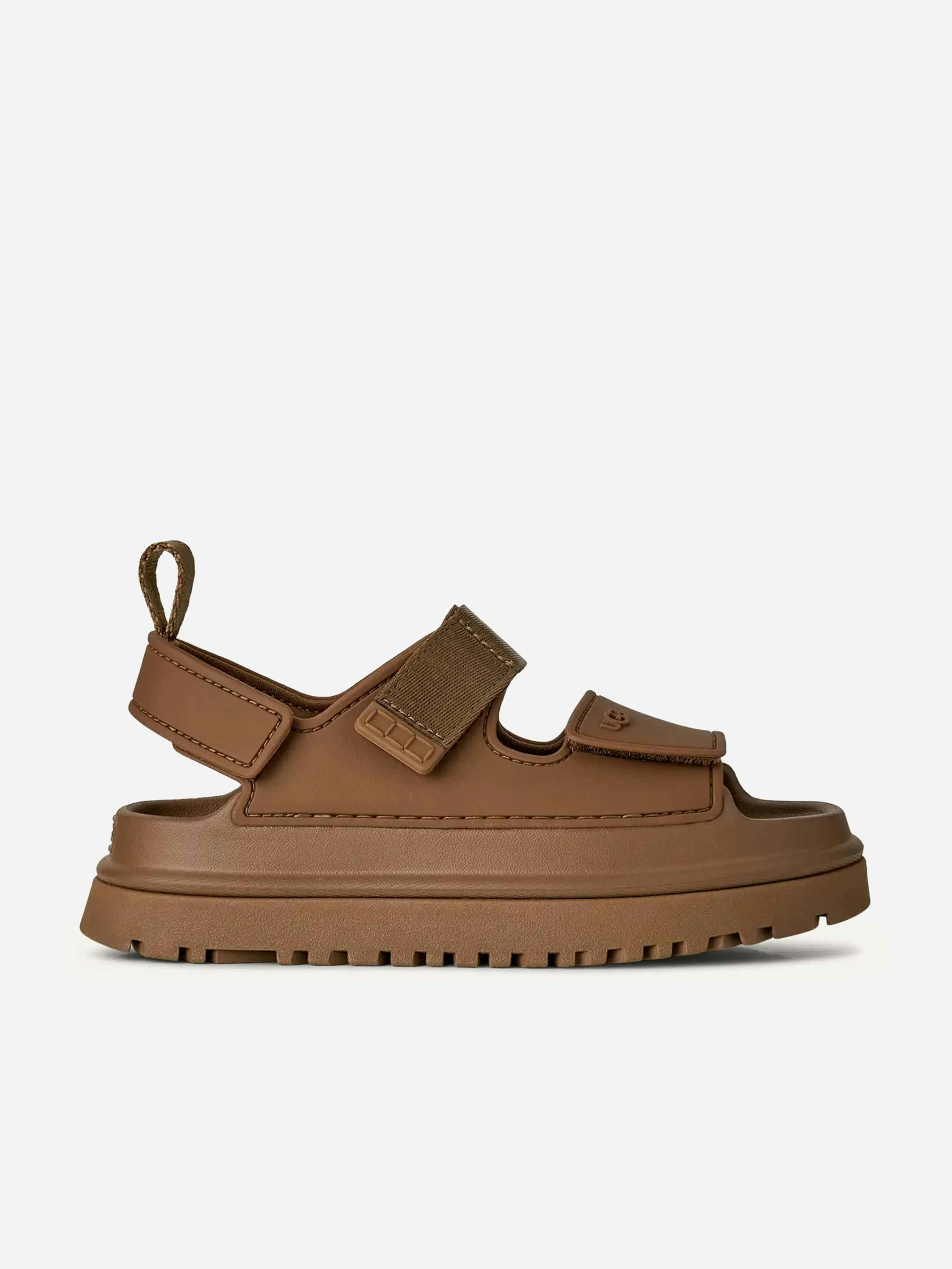 Ugg Boys Brown Kids Goldenglow Sandals In - Us 2 Eu 33.5 Uk 1