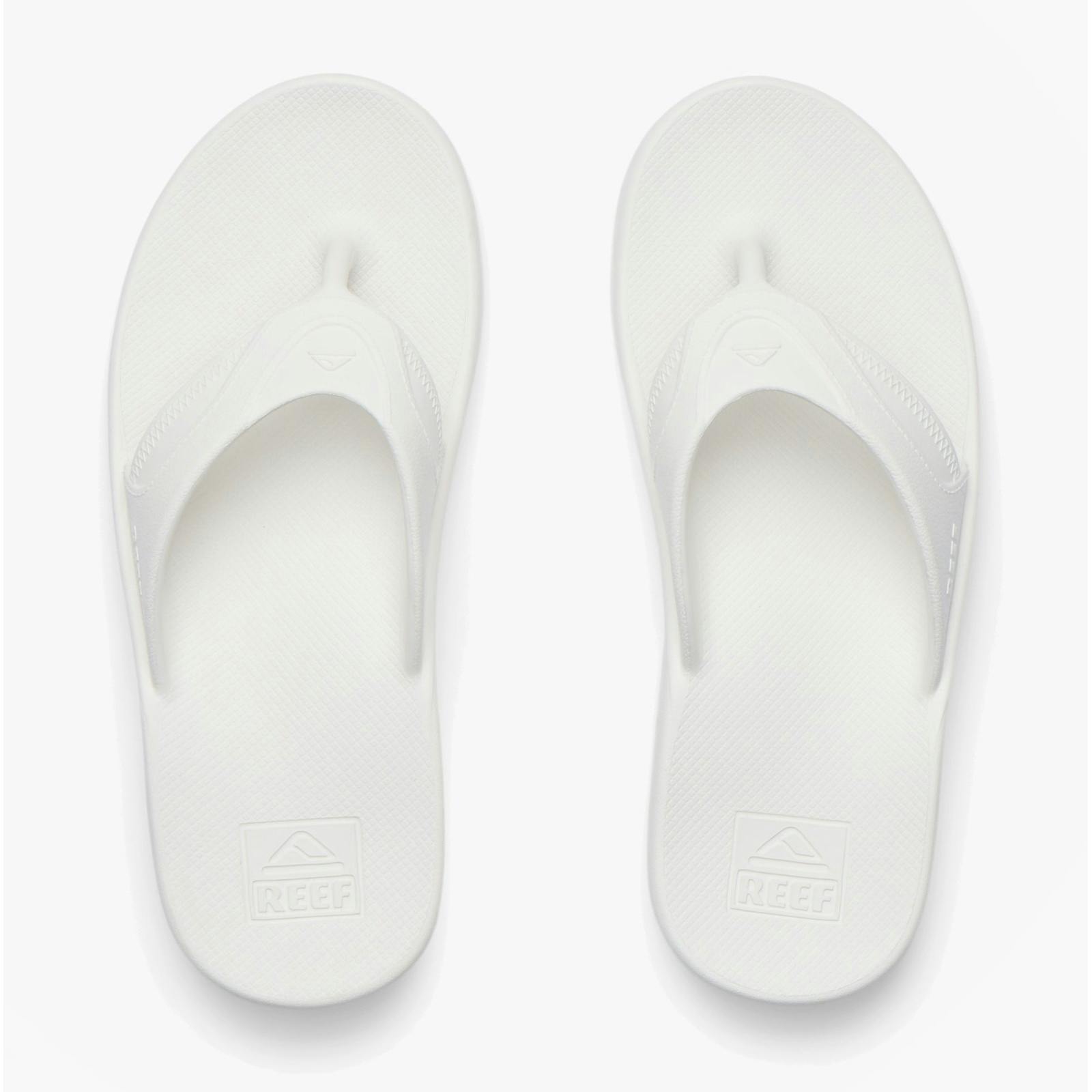 Reef Men's White Fanning H20 Toe-Post Sandals - Uk 10