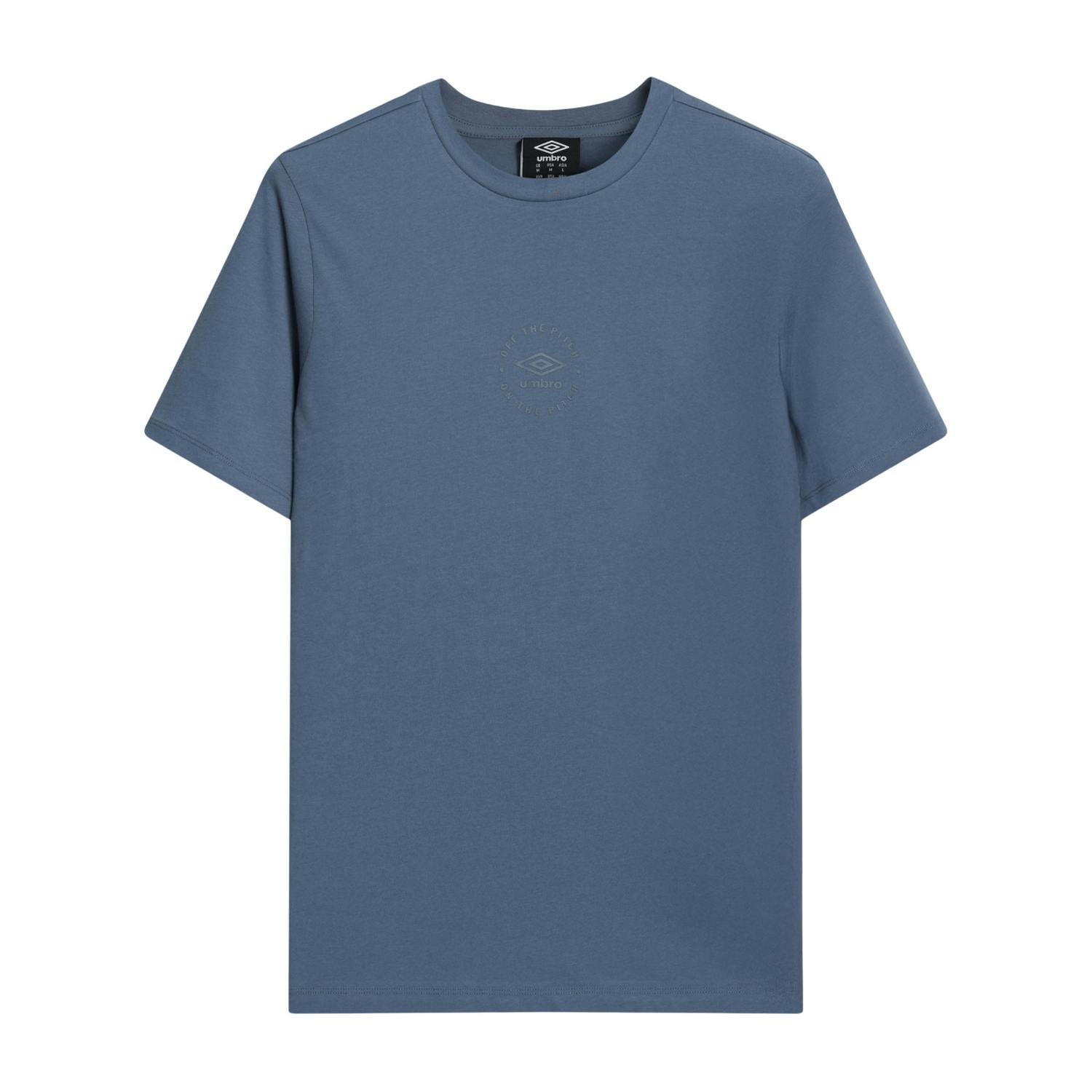 Umbro Men's Blue Relaxed Fit T-Shirt - China - China - L - 100% Cotton