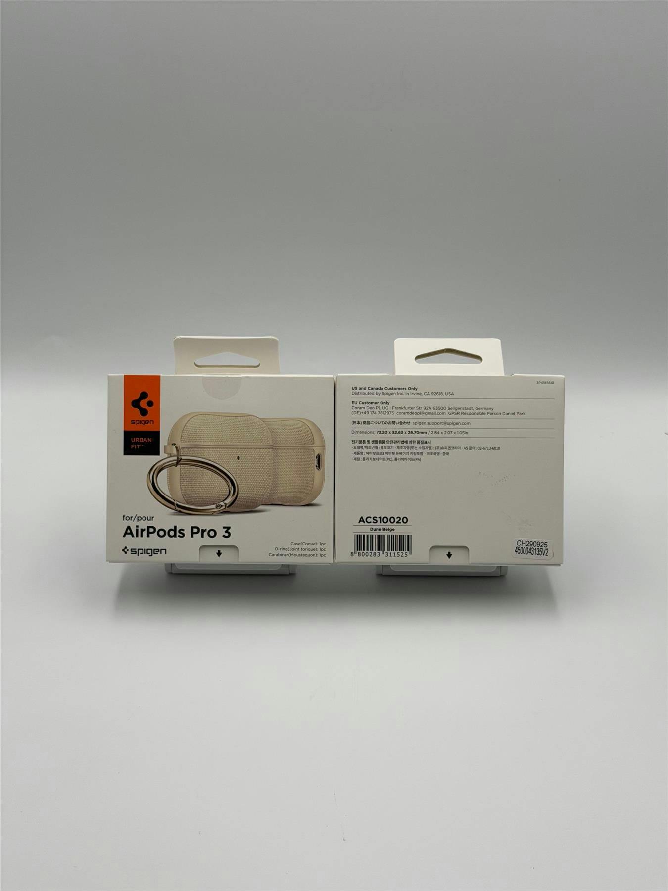Spigen Beige Urban Fit Case For Airpods Pro 3 Dune - Acs10020