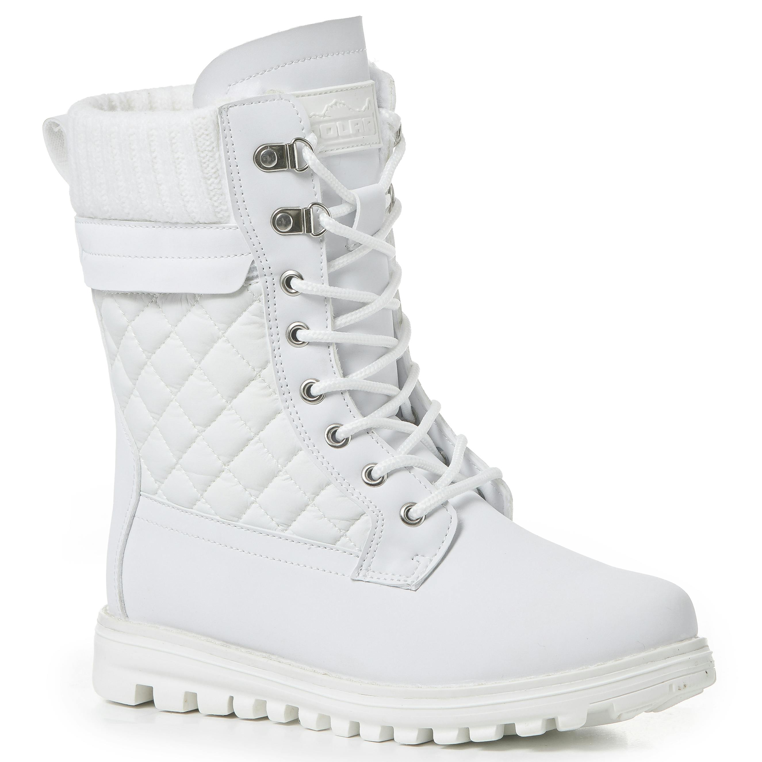 Viva Women's Black Polar Memory Foam Thermal Deep Tread Rubber Sole Snow Boots - 3