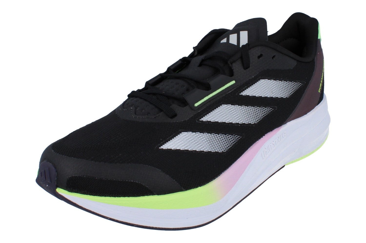 Adidas Men's Black/White/Silver Duramo Speed Sneakers Ie5475 - Uk 11.5 | Us 12 | Eu 46 2/3