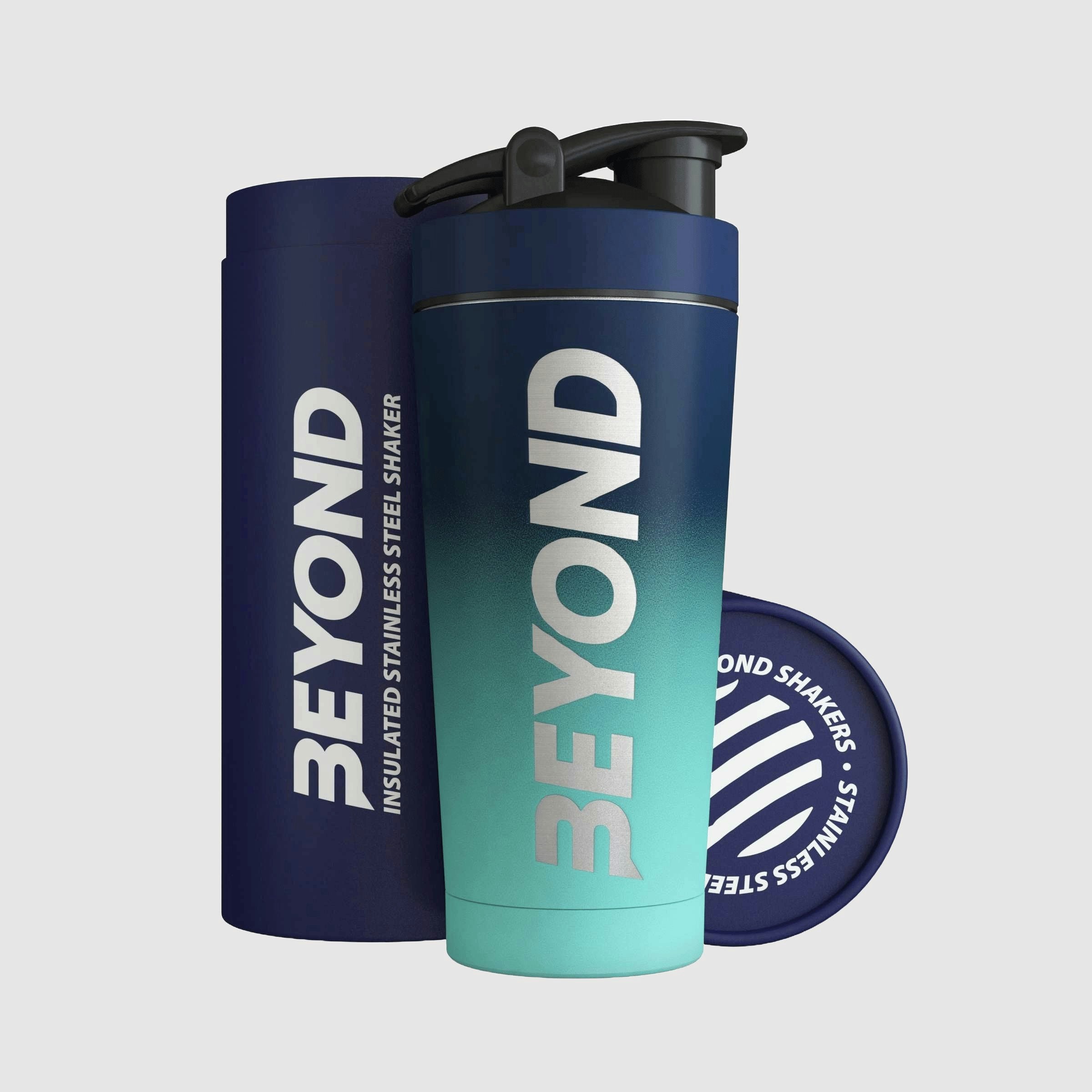 Beyond Shakers Light/Dark/Blue 735Ml Protein Shaker Bottle - &