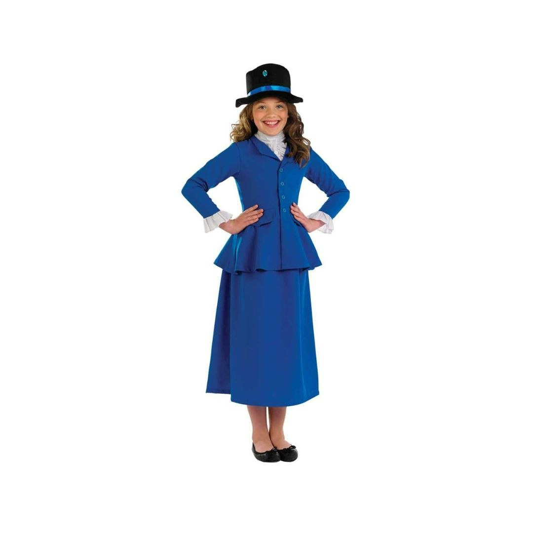 Rubies Blue Child Rubie's Mary Poppins Fancy Dress Costume 10-12 Years - 10-12 Years